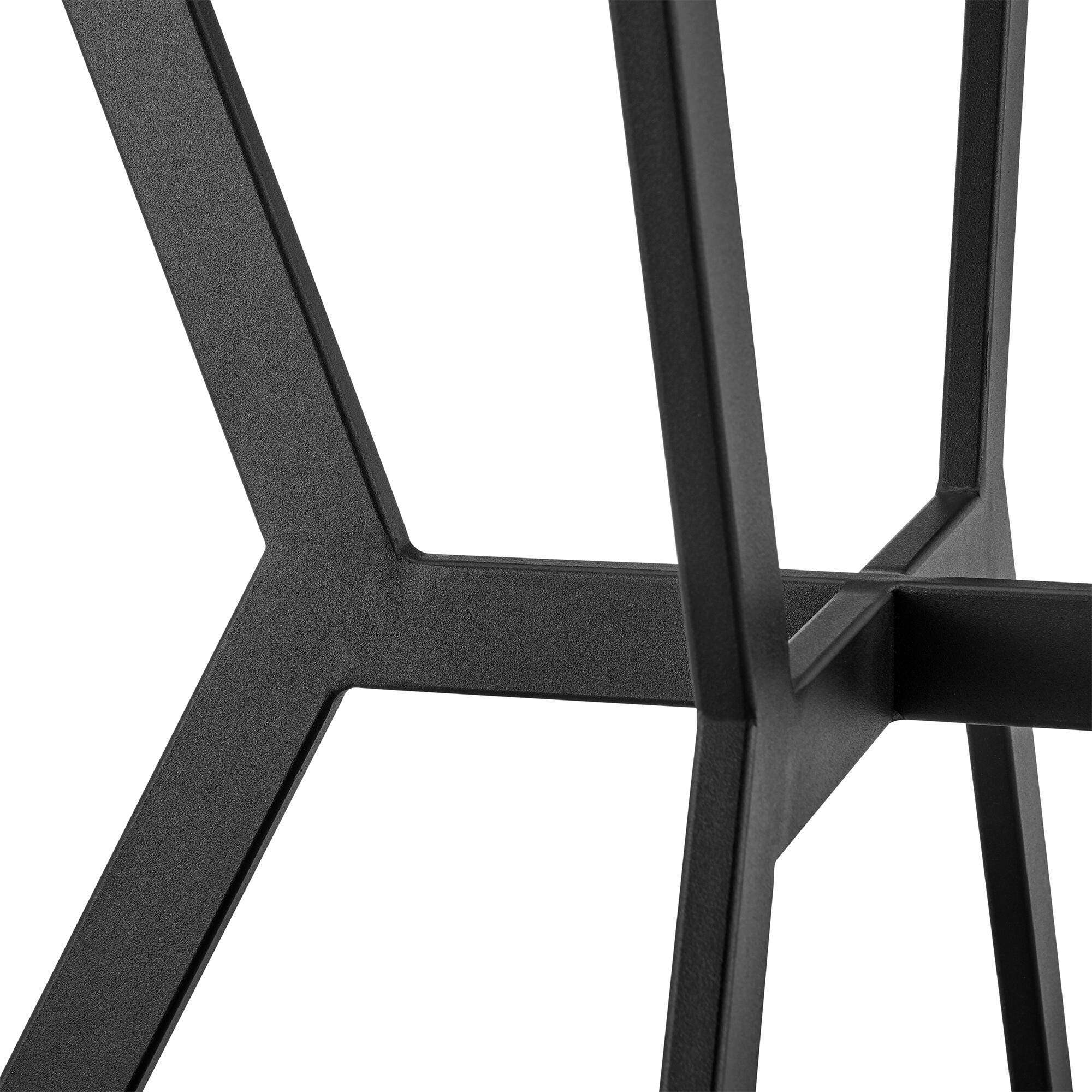 Naomi and Chelsea Counter Height Dining Table and 4 Barstools Set, Gray/Black, large