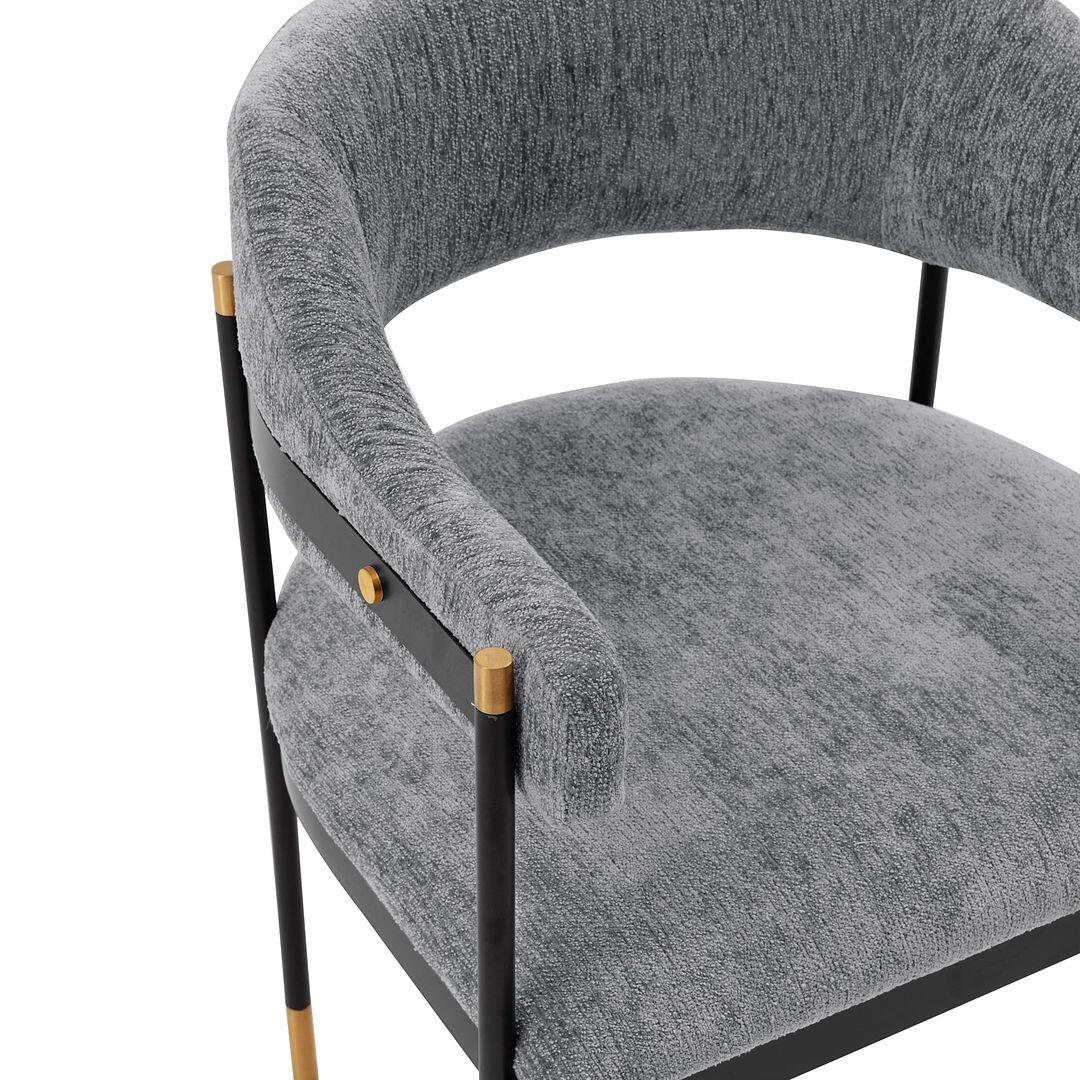 Lia Dining Armchair (Set of 2), Gray, large