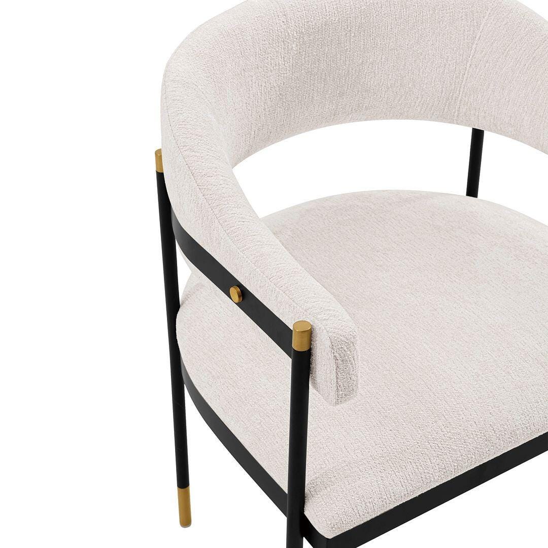 Lia Dining Armchair (Set of 2), Cream, large