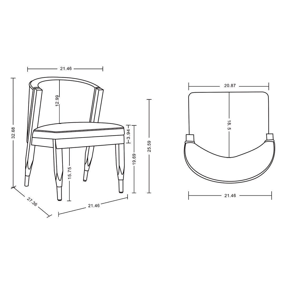 Ola Dining Chair (Set of 2), Cream, large