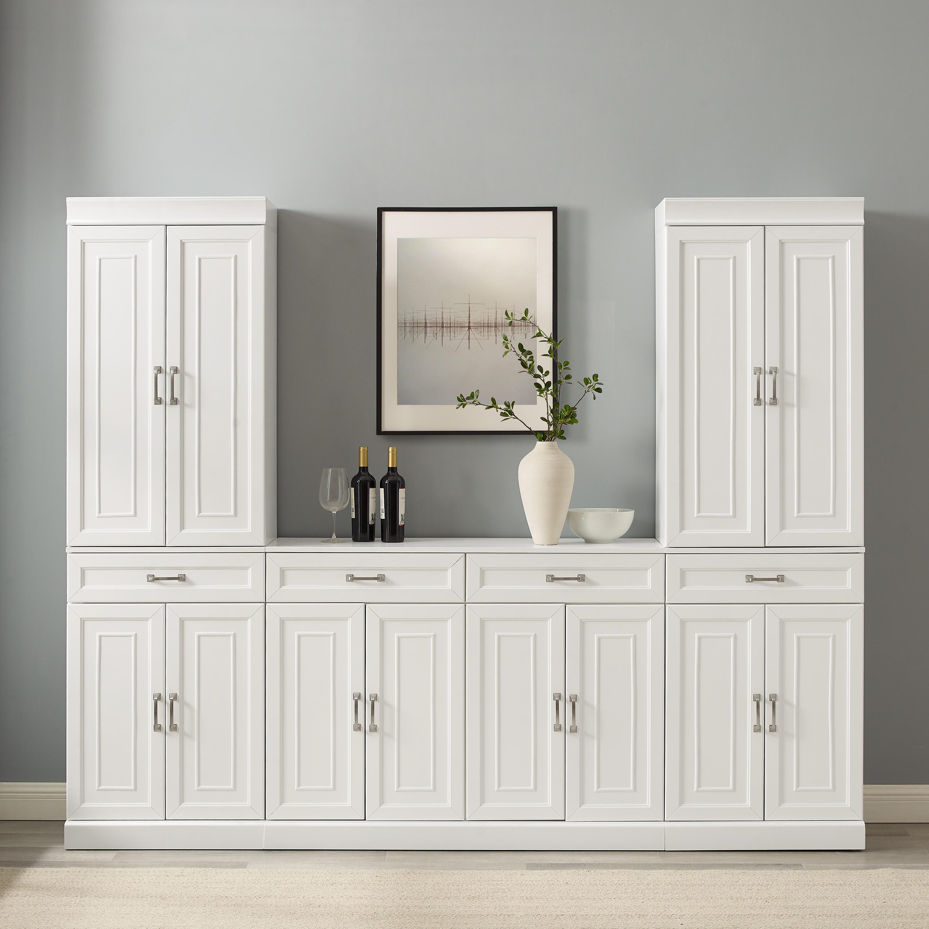 Crosley Furniture Stanton Sideboard And Pantry Set, , large