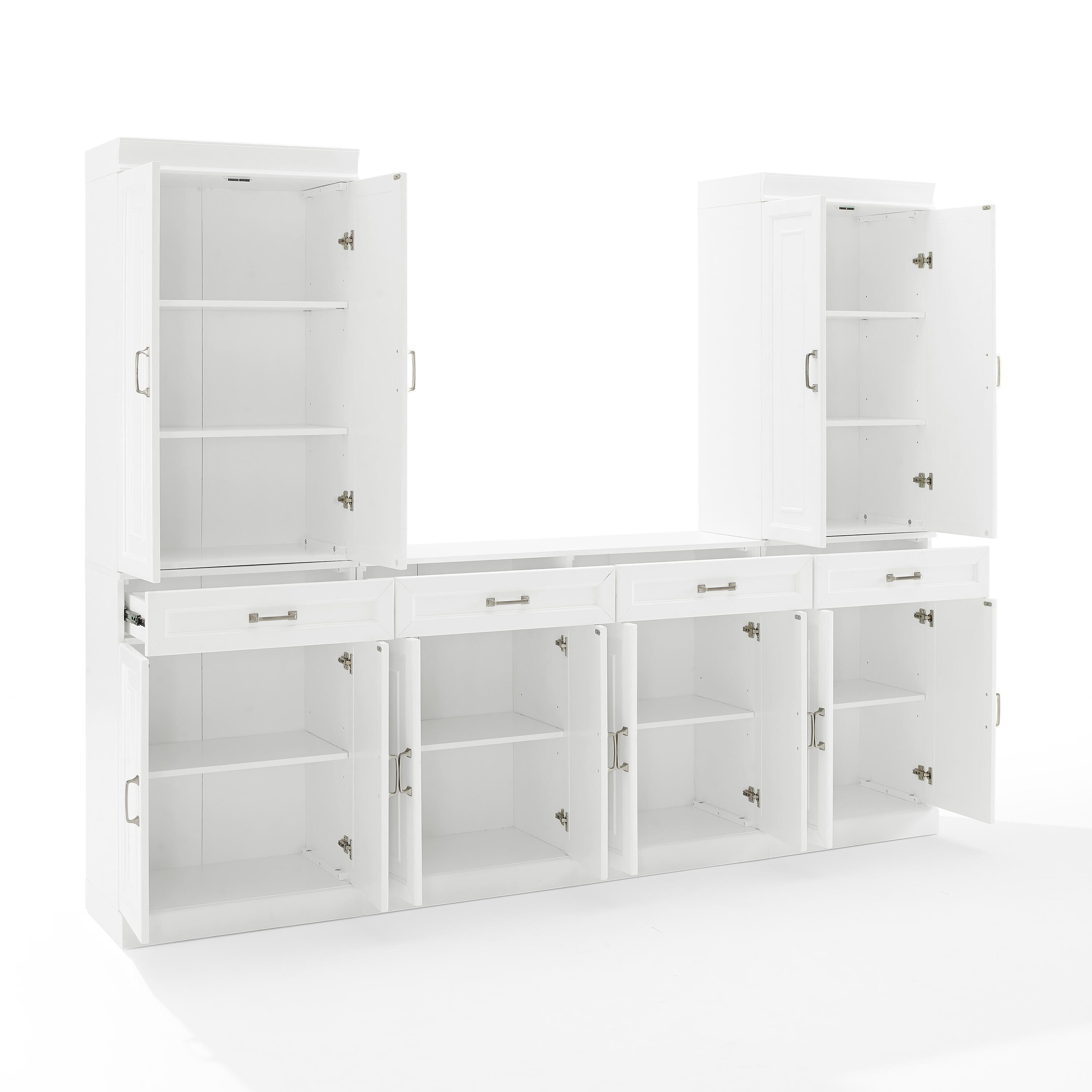 Crosley Furniture Stanton Sideboard And Pantry Set, , large