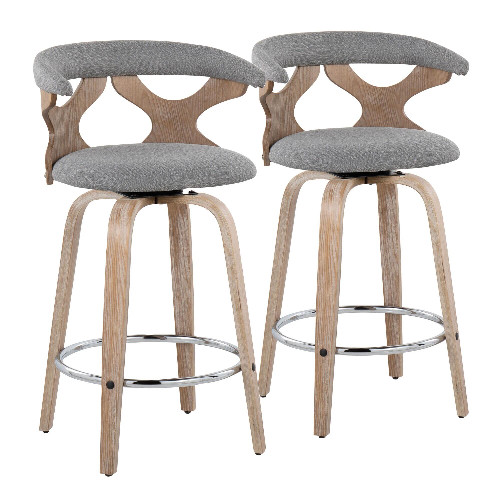 LumiSource Gardenia Counter Stool (Set of 2)