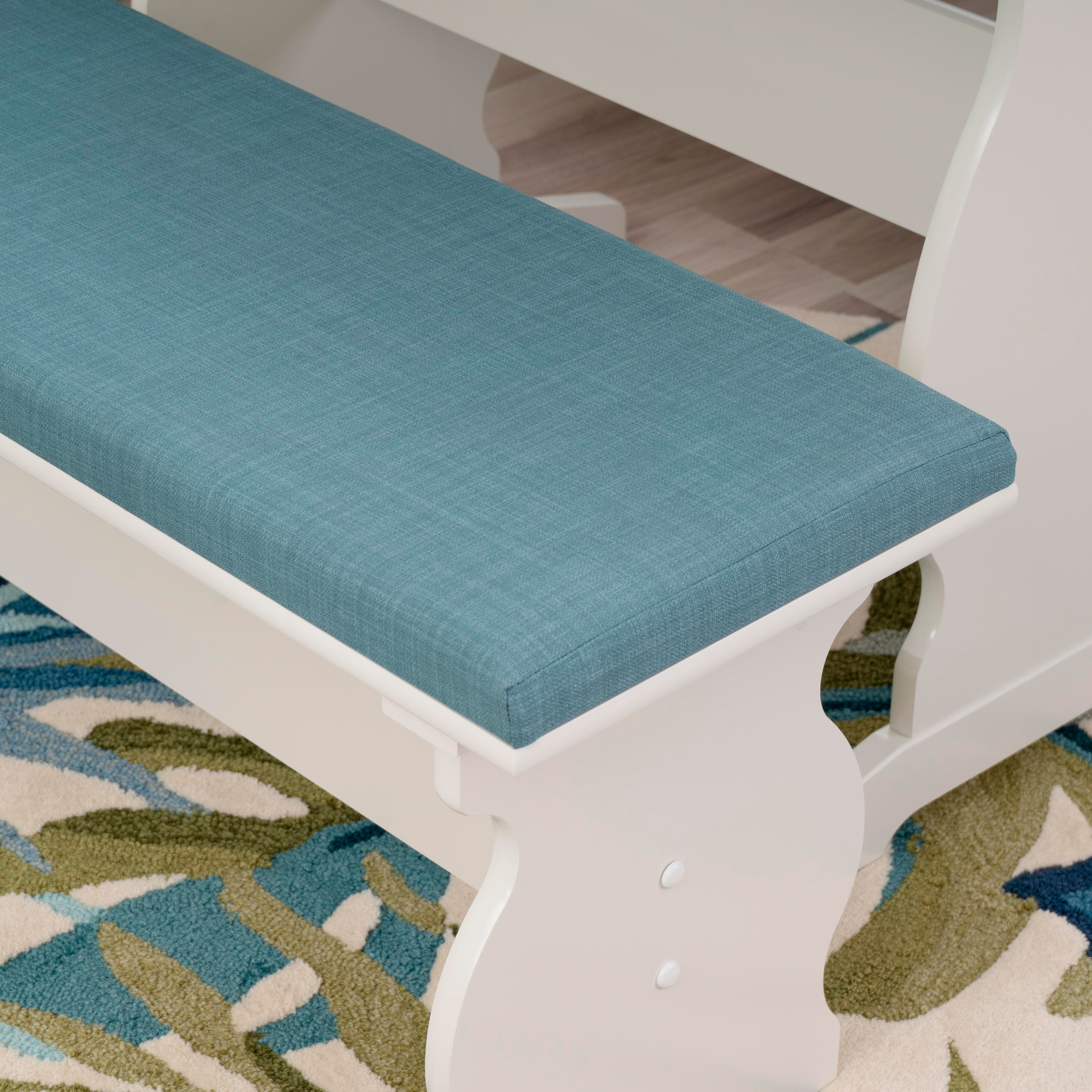Linon Lela Capri Blue Nook, White/Blue, large