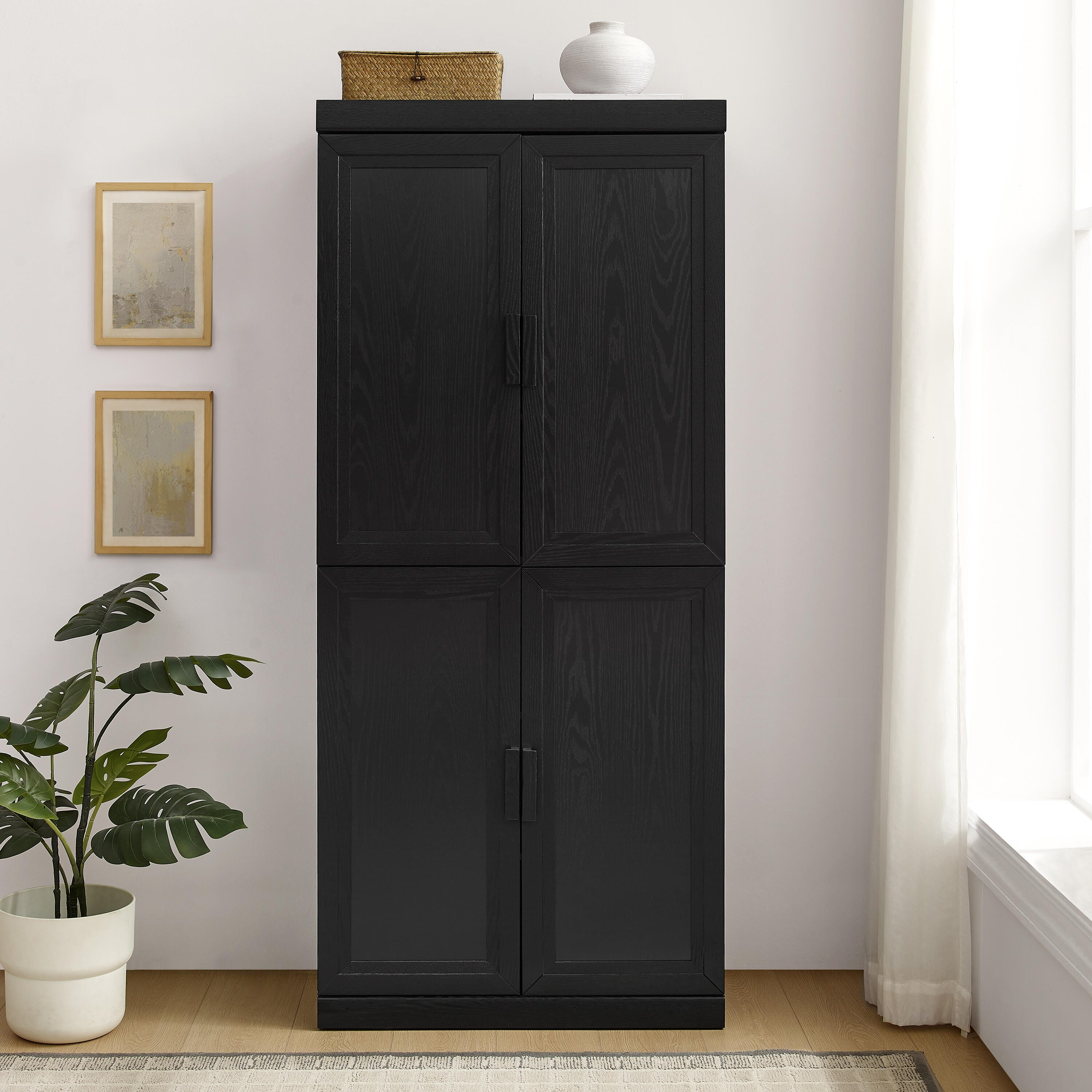 Crosley Furniture Essen Kitchen Pantry Storage Cabinet, , large