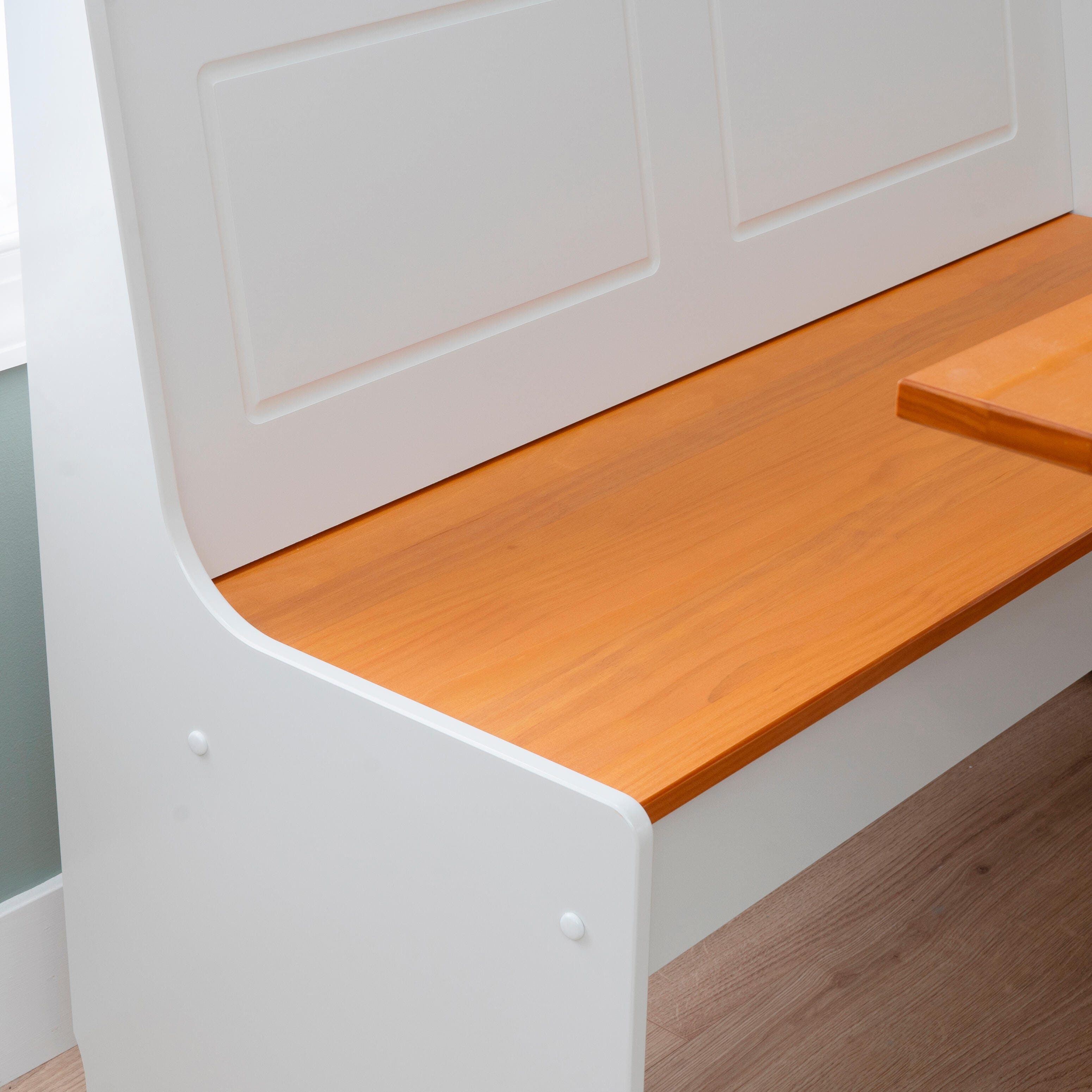 Linon Austell White and Pine Nook, White/Natural, large
