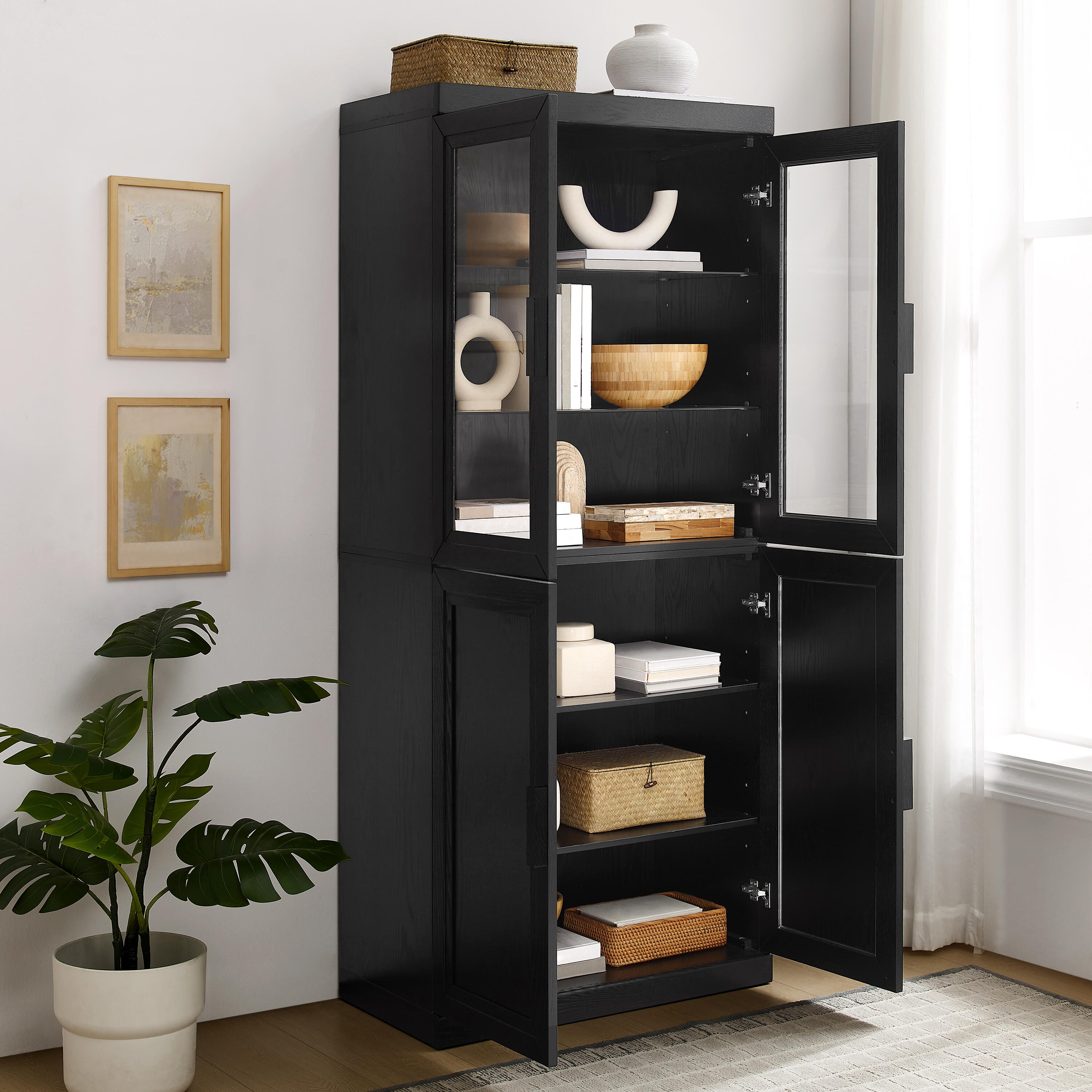 Crosley Furniture Essen Pantry Storage Cabinet, , large