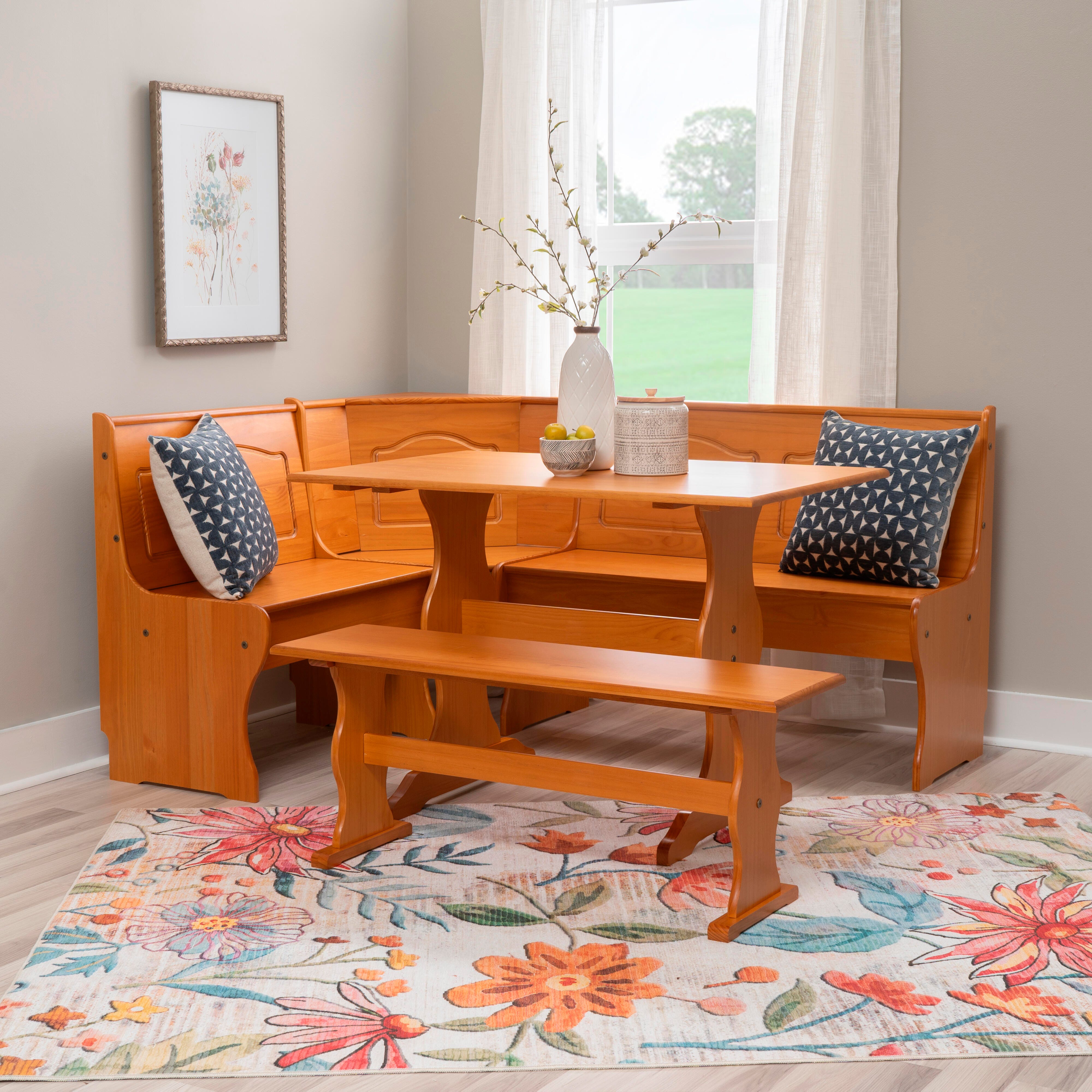 Linon Hanah Natural Nook, Natural, rollover