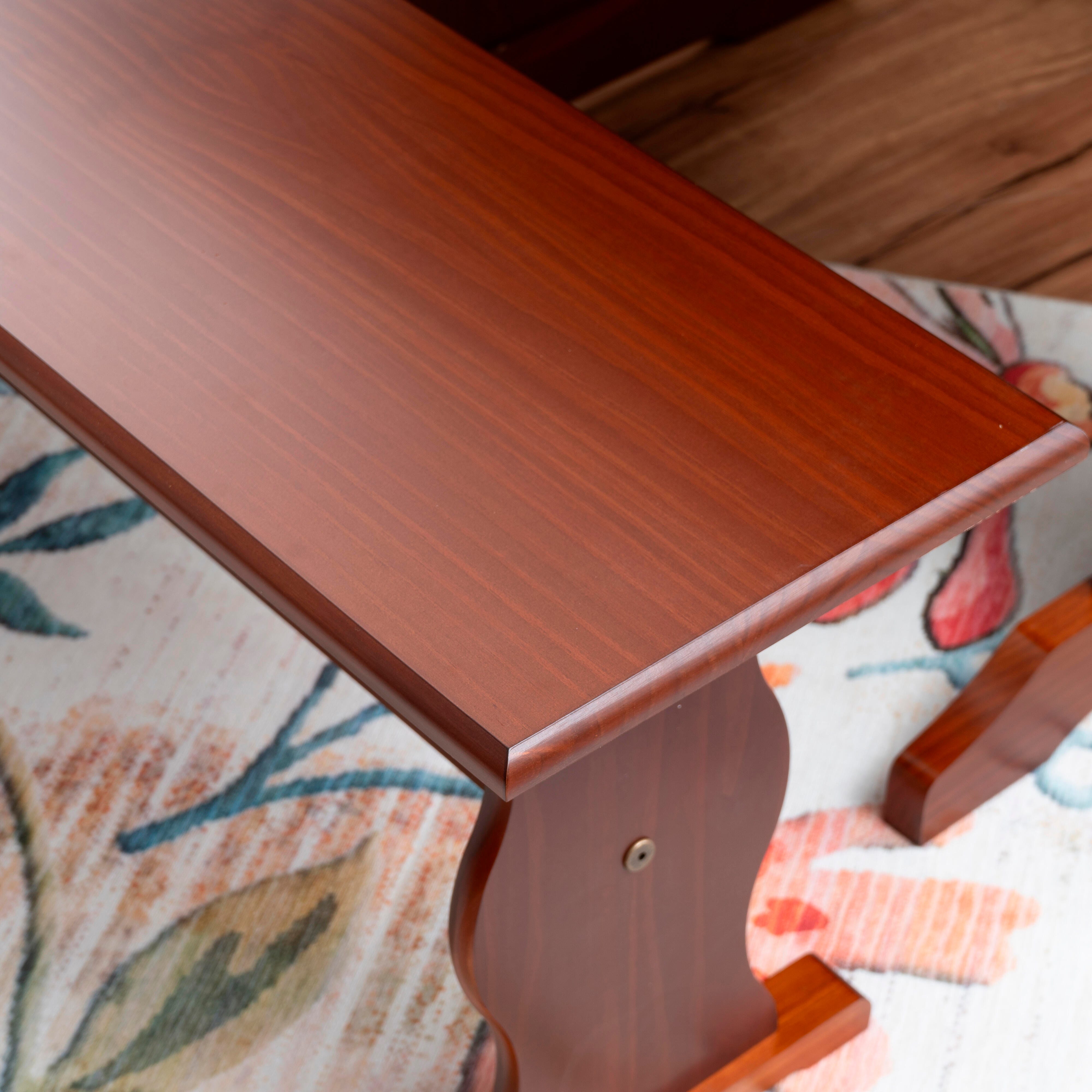 Linon Hanah Walnut Nook, Walnut Brown, large