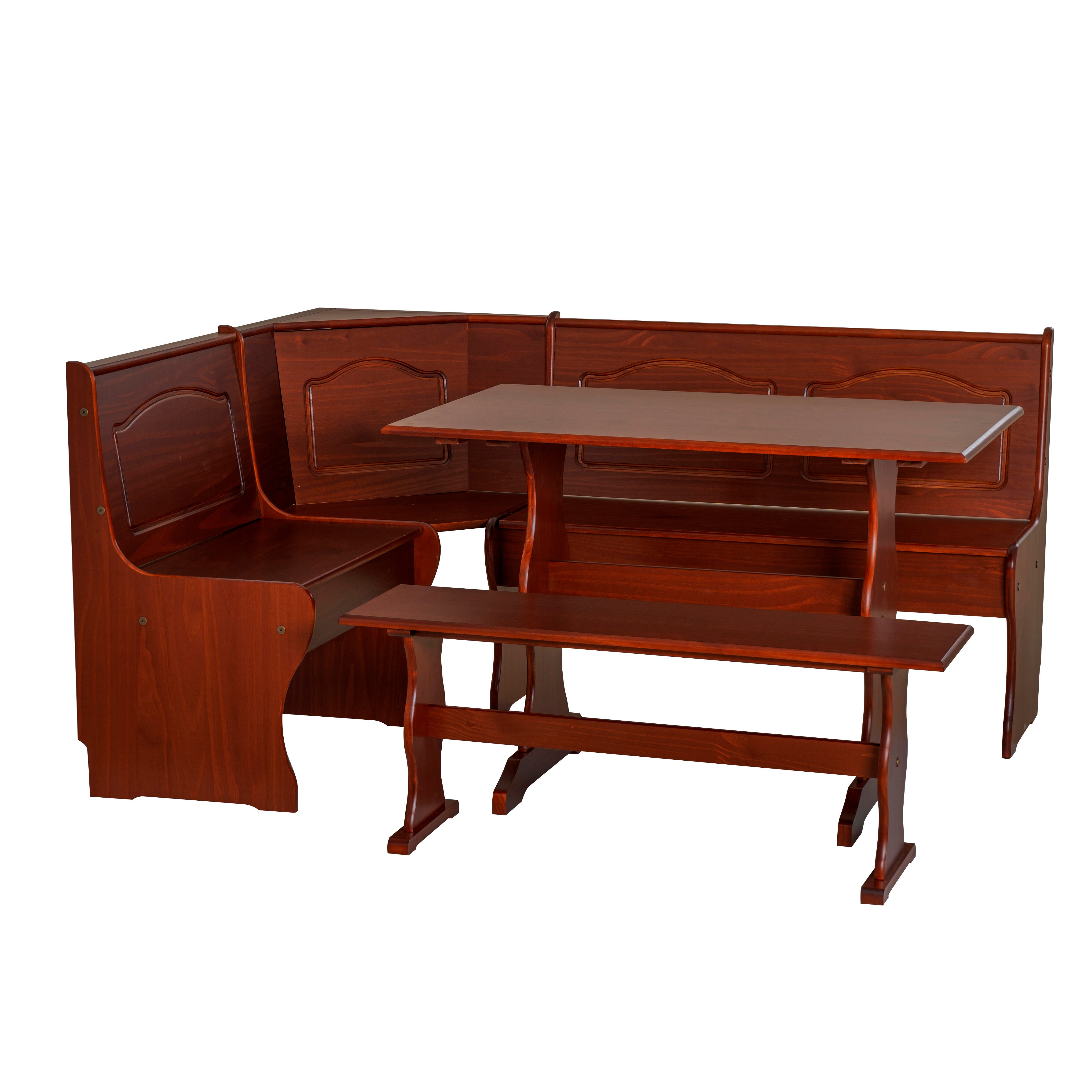 Linon Hanah Walnut Nook, Walnut Brown, large
