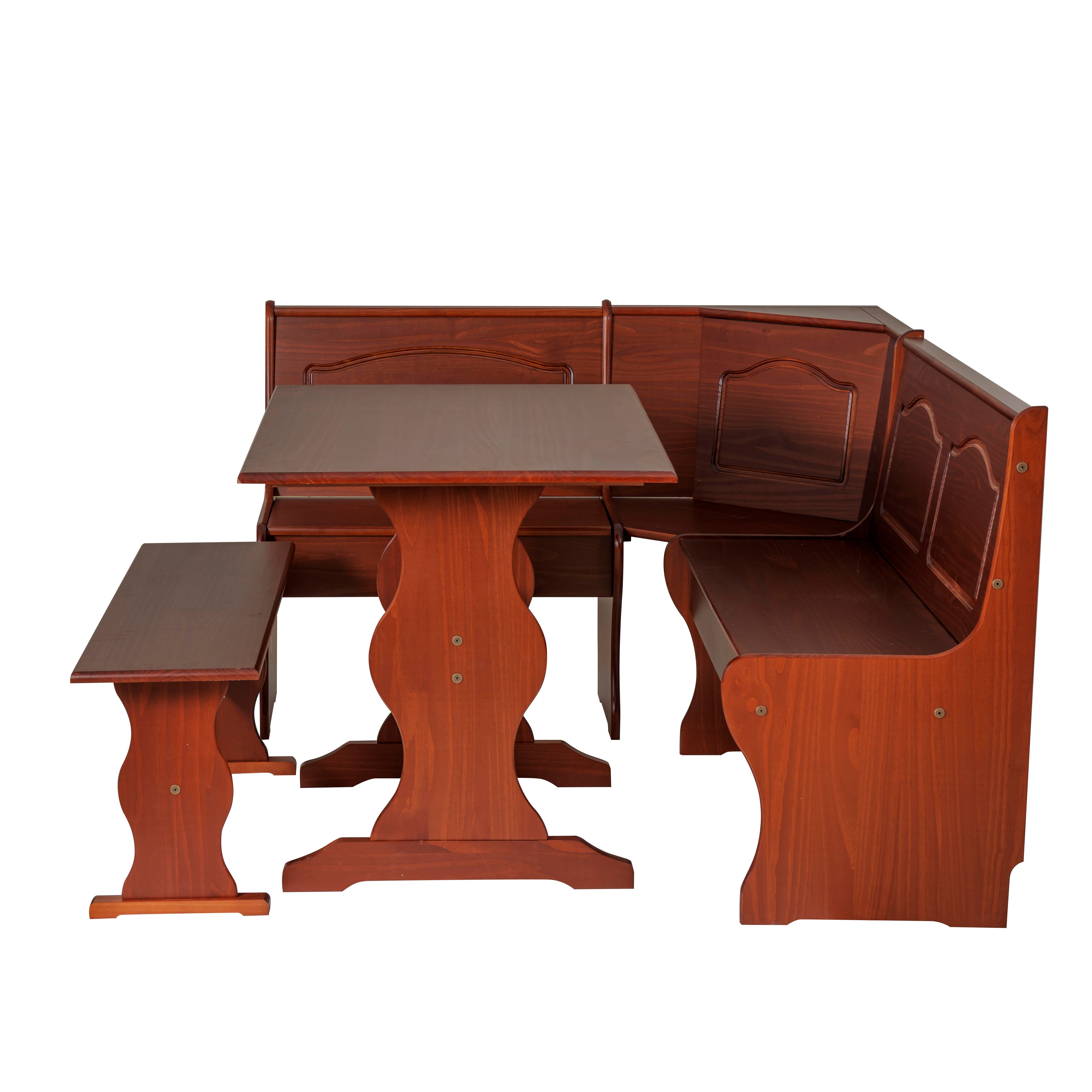 Linon Hanah Walnut Nook, Walnut Brown, large