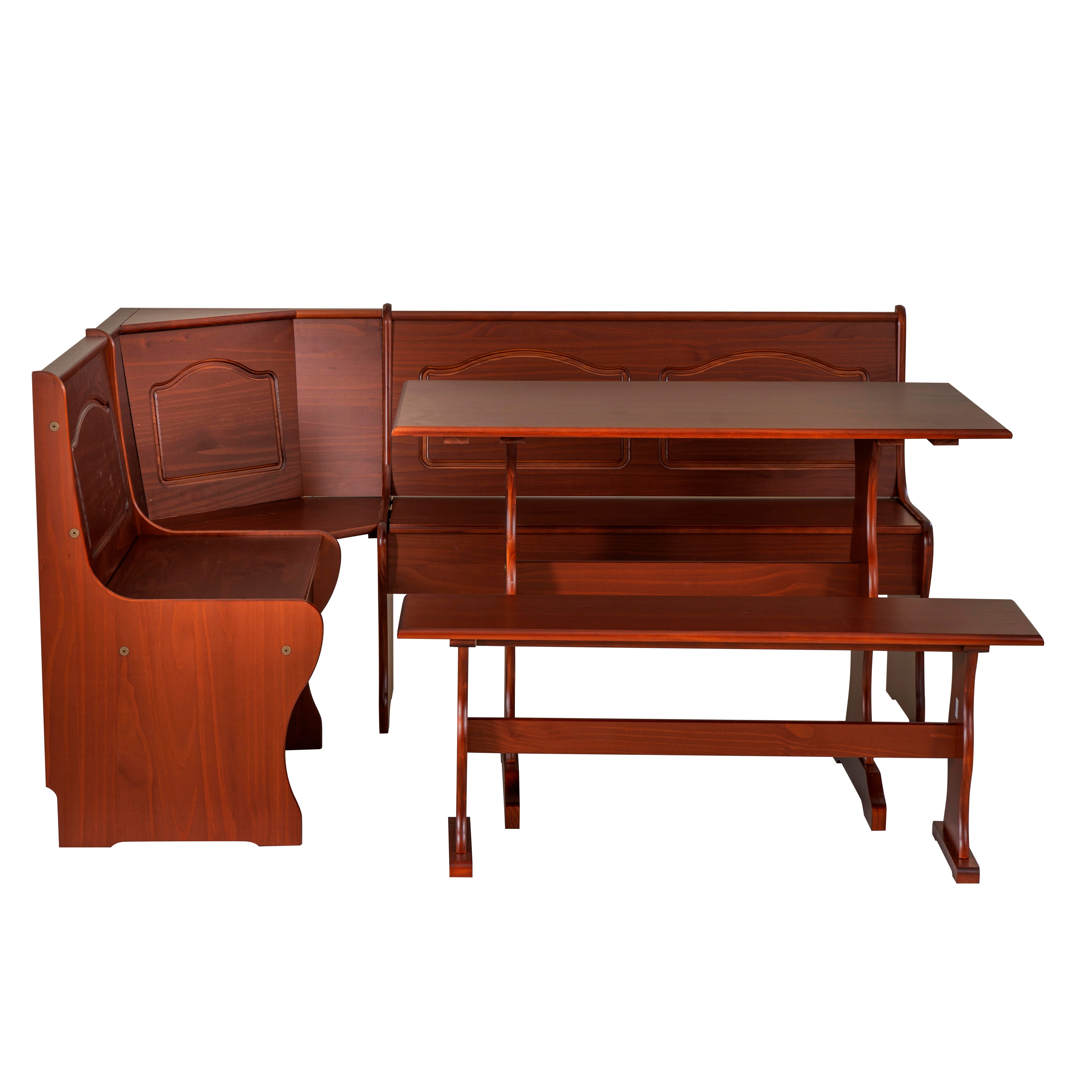 Linon Hanah Walnut Nook, Walnut Brown, large