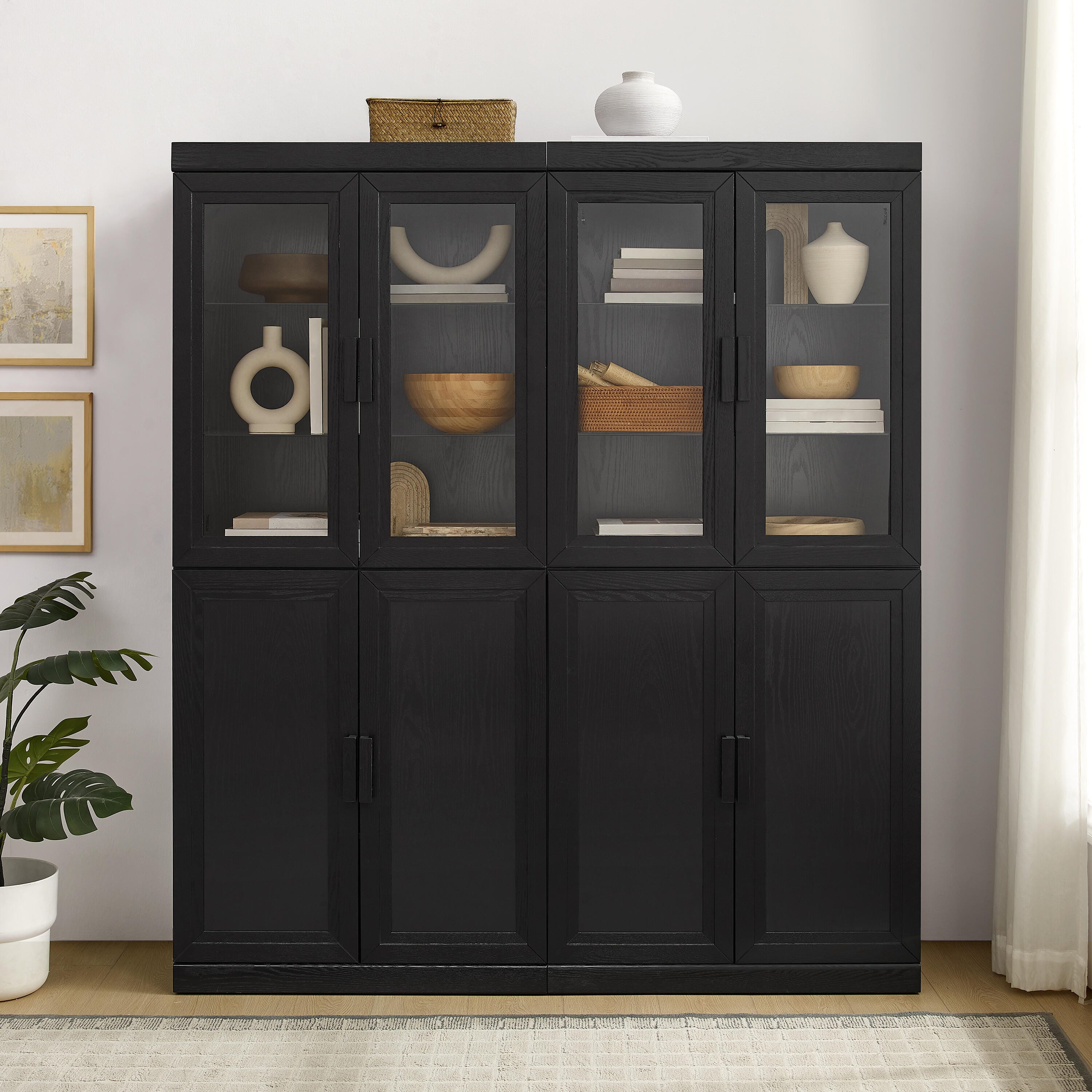 Crosley Furniture Essen Pantry Storage Cabinet Set, , large