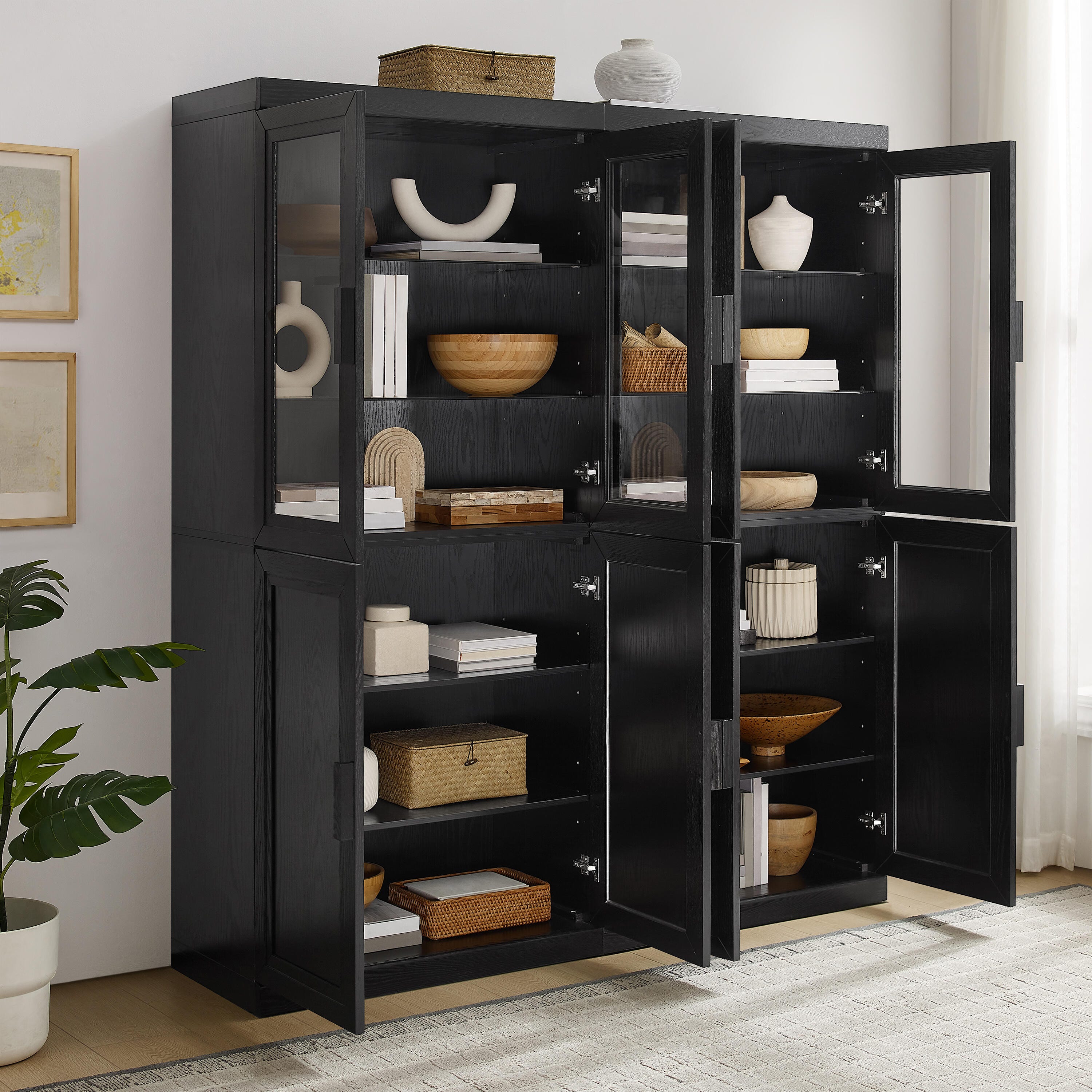 Crosley Furniture Essen Pantry Storage Cabinet Set, , large