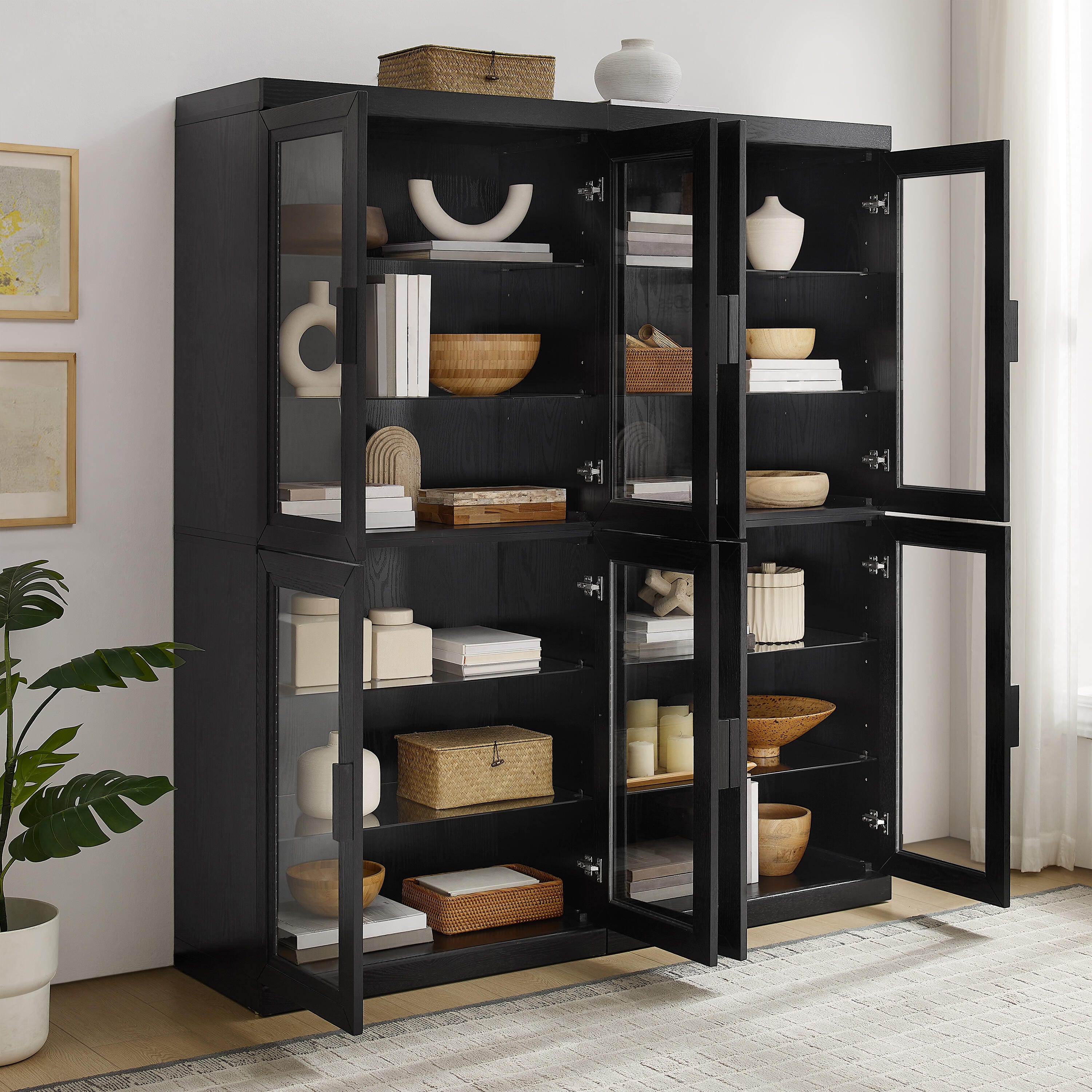 Crosley Furniture Essen Kitchen Pantry Storage Cabinet Set, , large