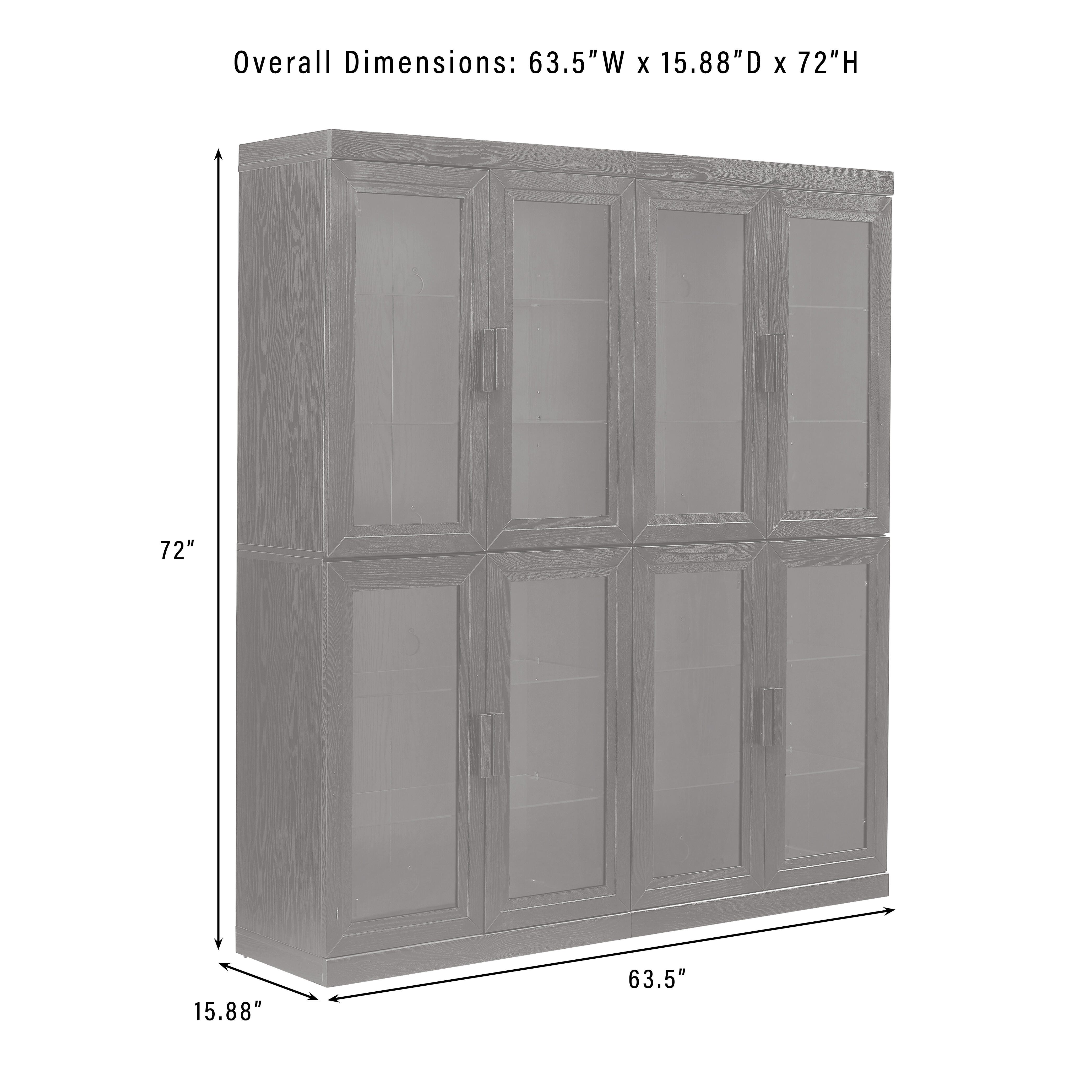 Crosley Furniture Essen Kitchen Pantry Storage Cabinet Set, , large