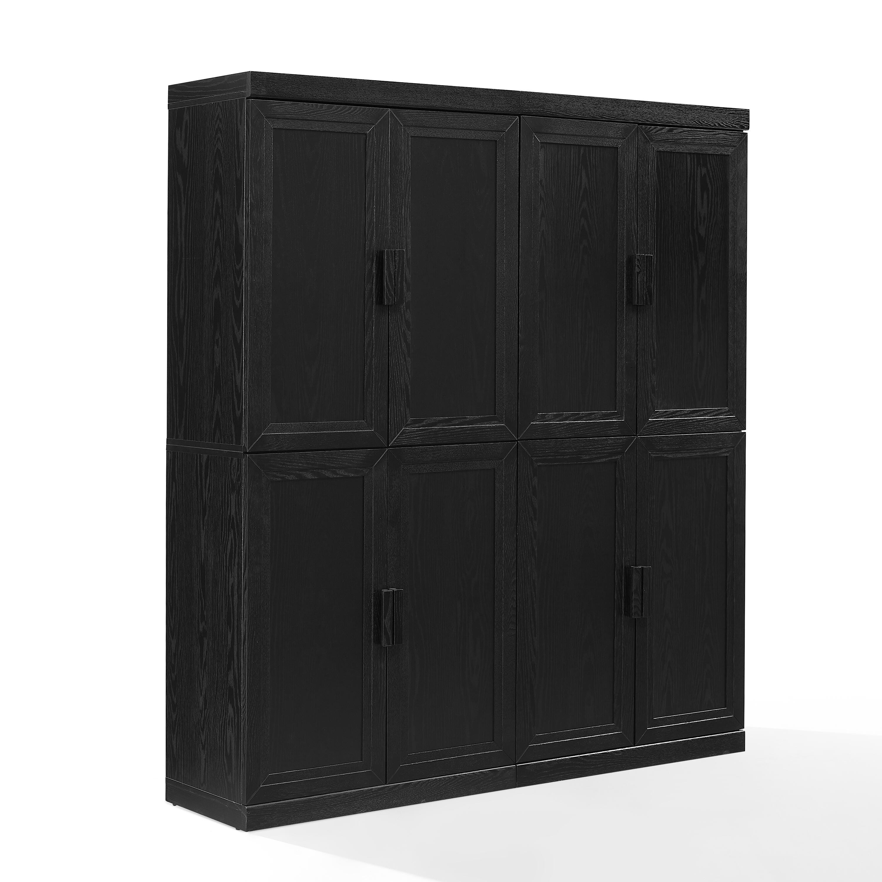 Crosley Furniture Essen Kitchen Pantry Storage Cabinet Set, , large