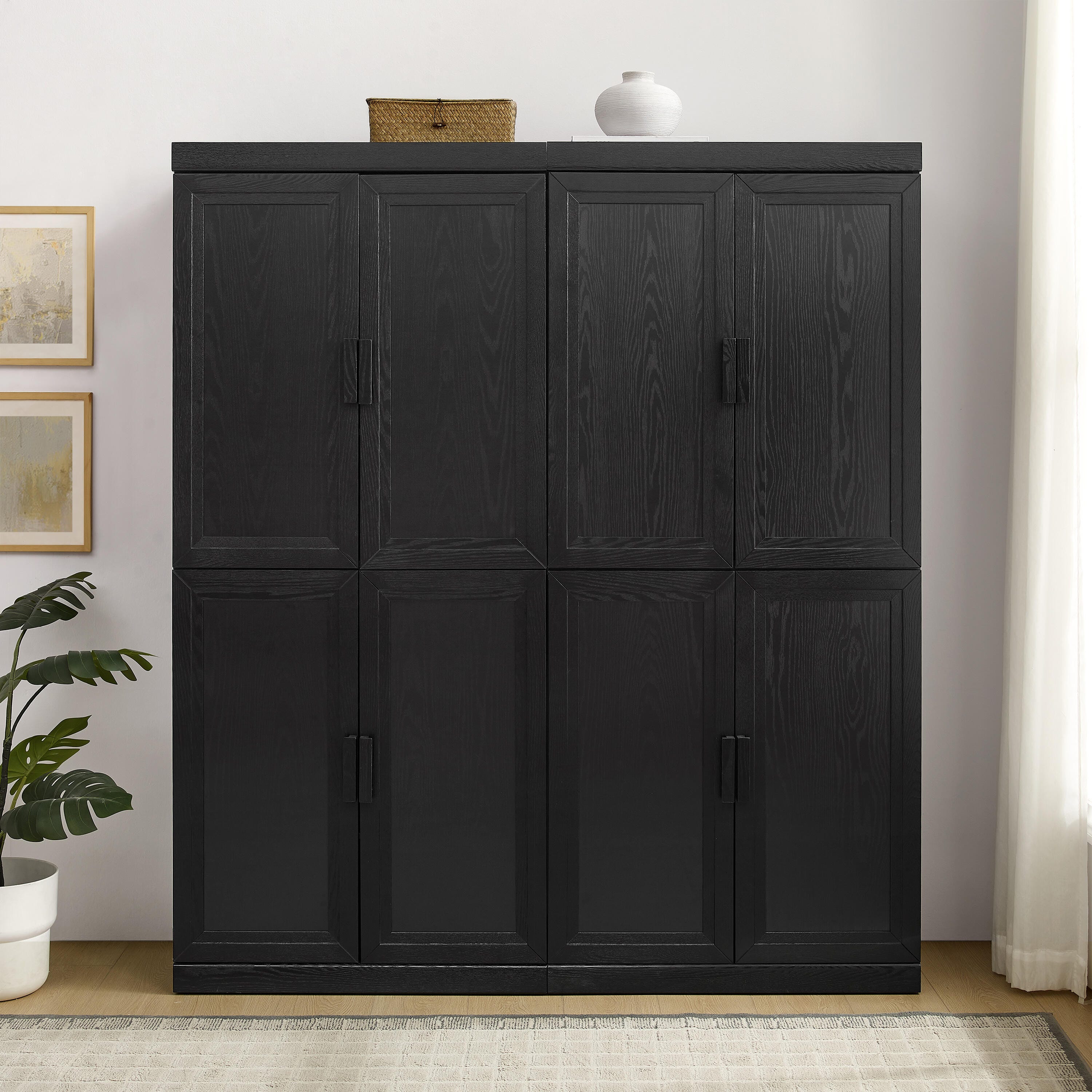Crosley Furniture Essen Kitchen Pantry Storage Cabinet Set, , large