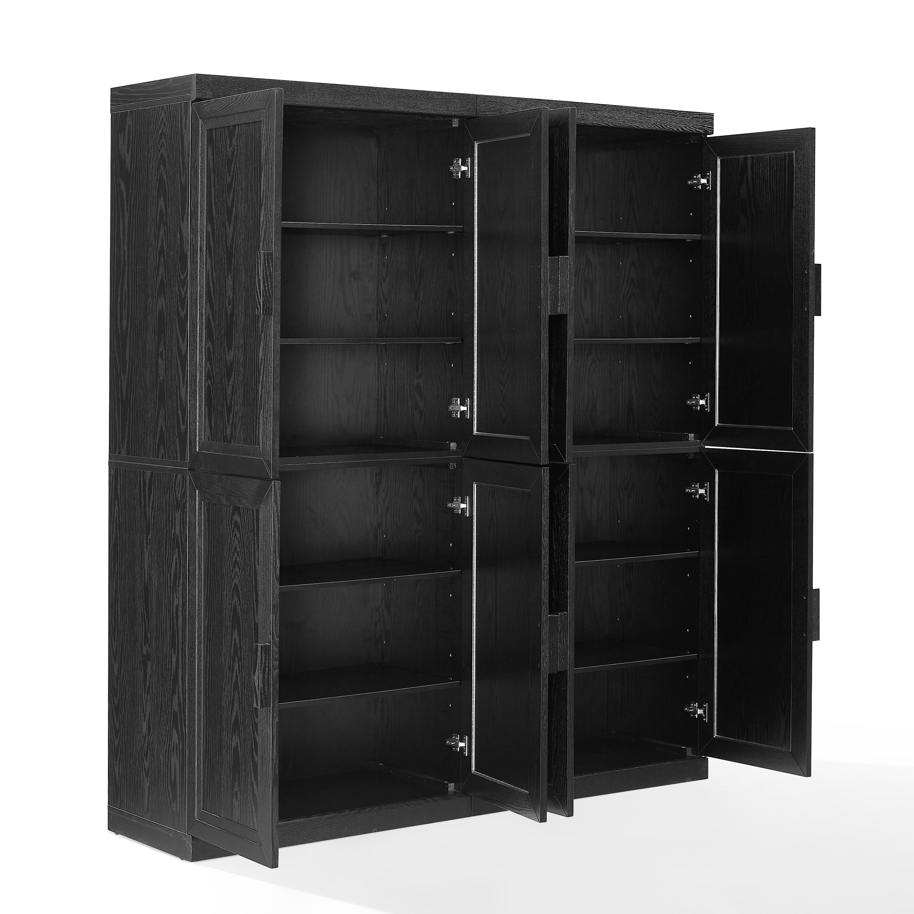 Crosley Furniture Essen Kitchen Pantry Storage Cabinet Set | Ashley