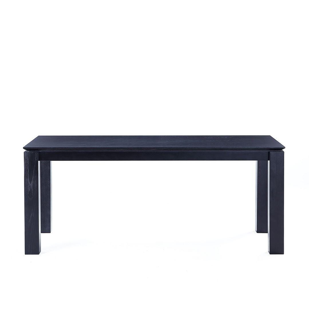 Manhattan Comfort Rockaway Dining Table, Black, large