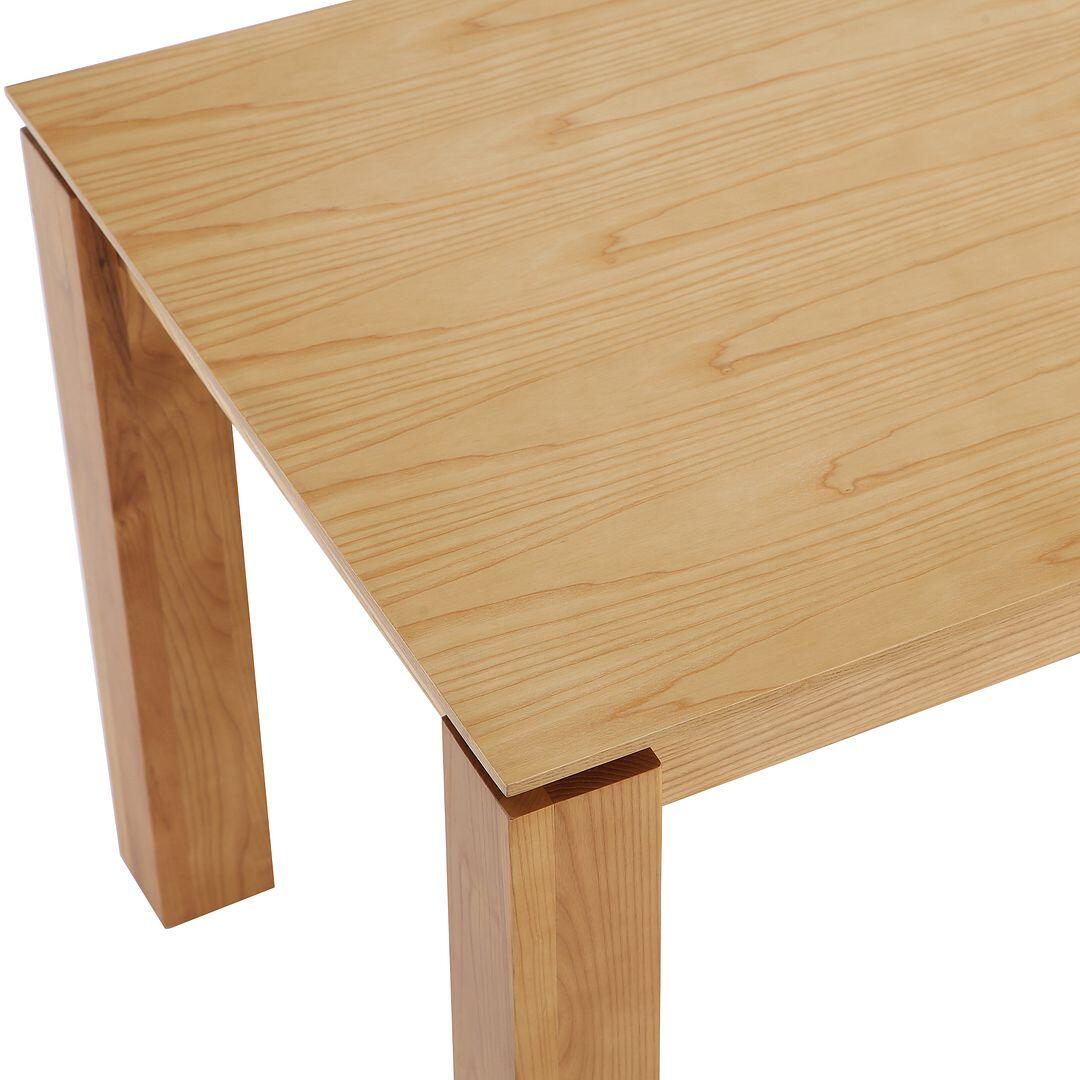 Manhattan Comfort Rockaway and Colbert Dining Table and 6 Chairs, Natural/Oatmeal, large