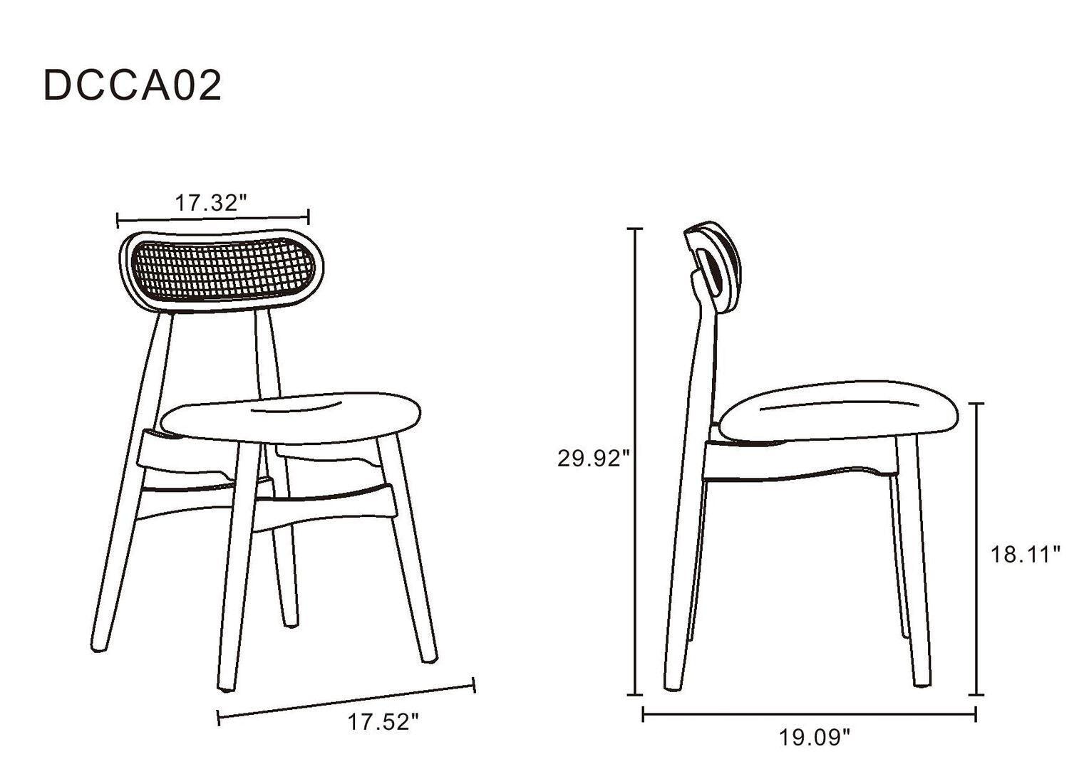 Manhattan Comfort Rockaway and Paragon Dining Table and 8 Chairs, Black/Gray, large