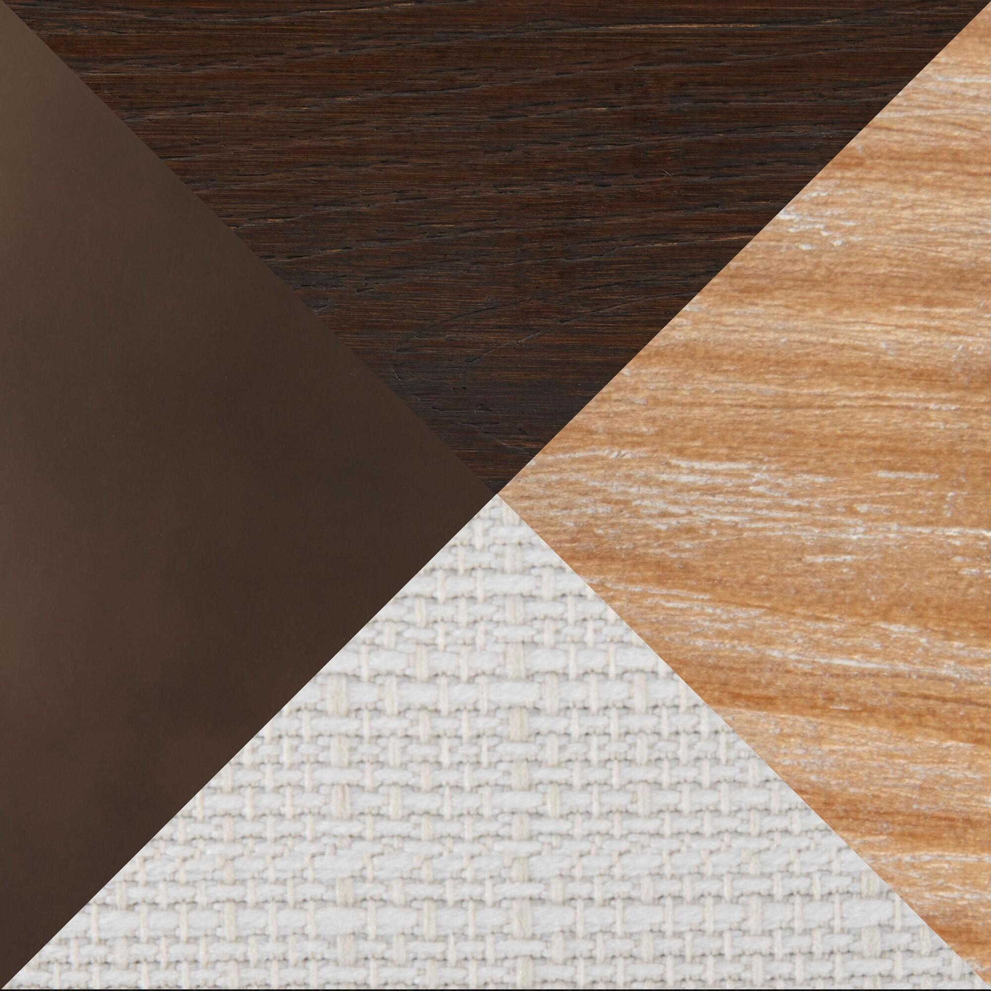 Swatch color Cream/Espresso 