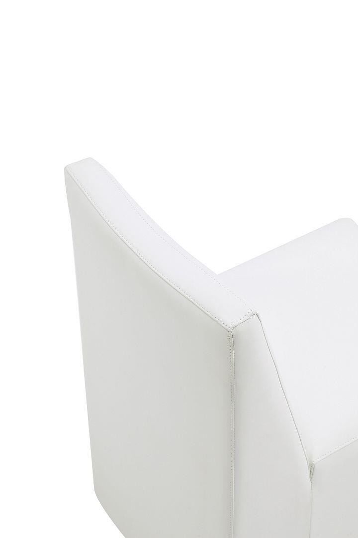 Manhattan Comfort Anna Upholstered Dining Chair (Set of 2), Cream, large
