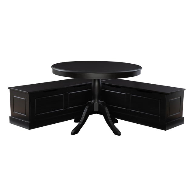 Linon Landin Norah Pedestal Breakfast Nook