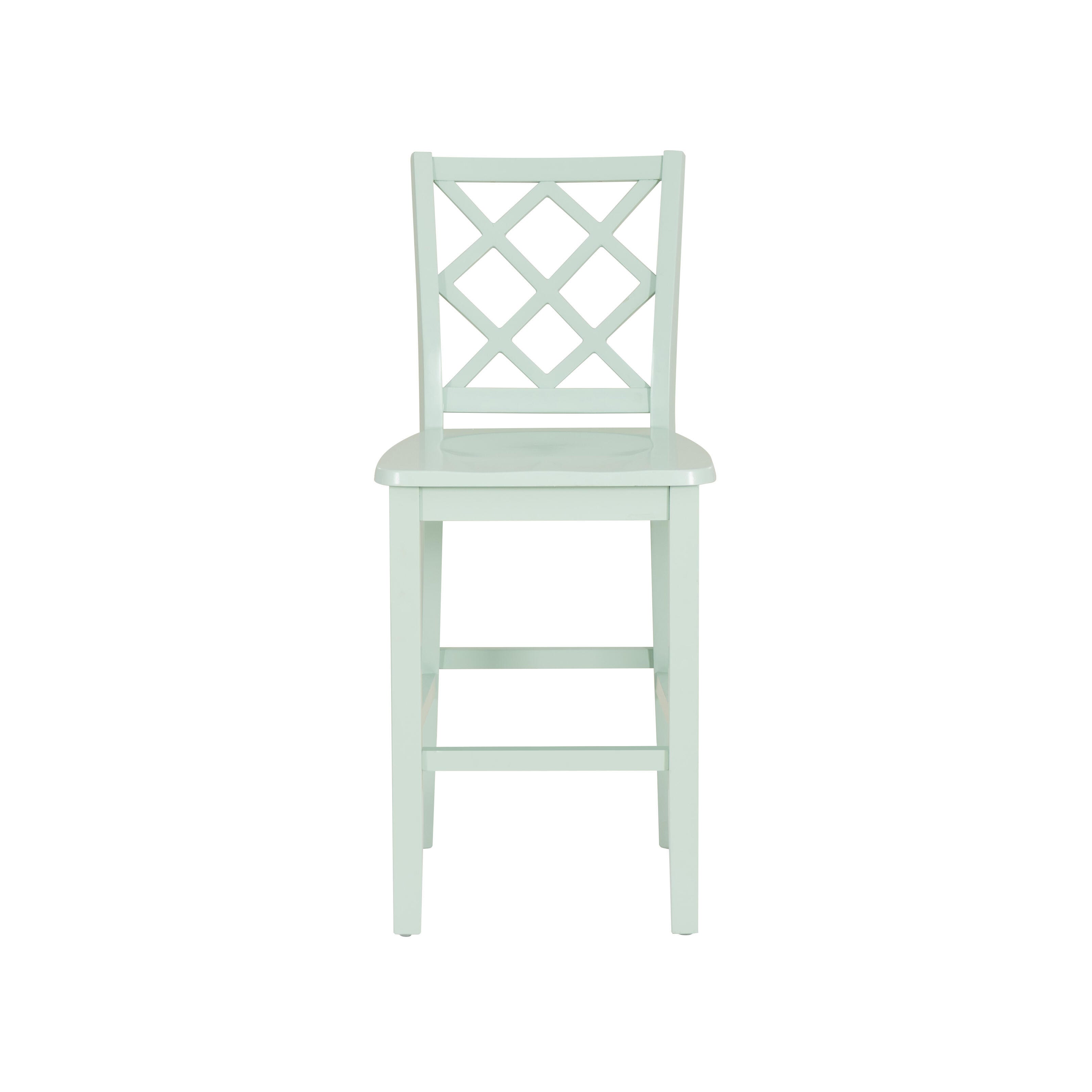 Linon Kolt Counter Height Dining Table and 2 Barstools, Mint, large