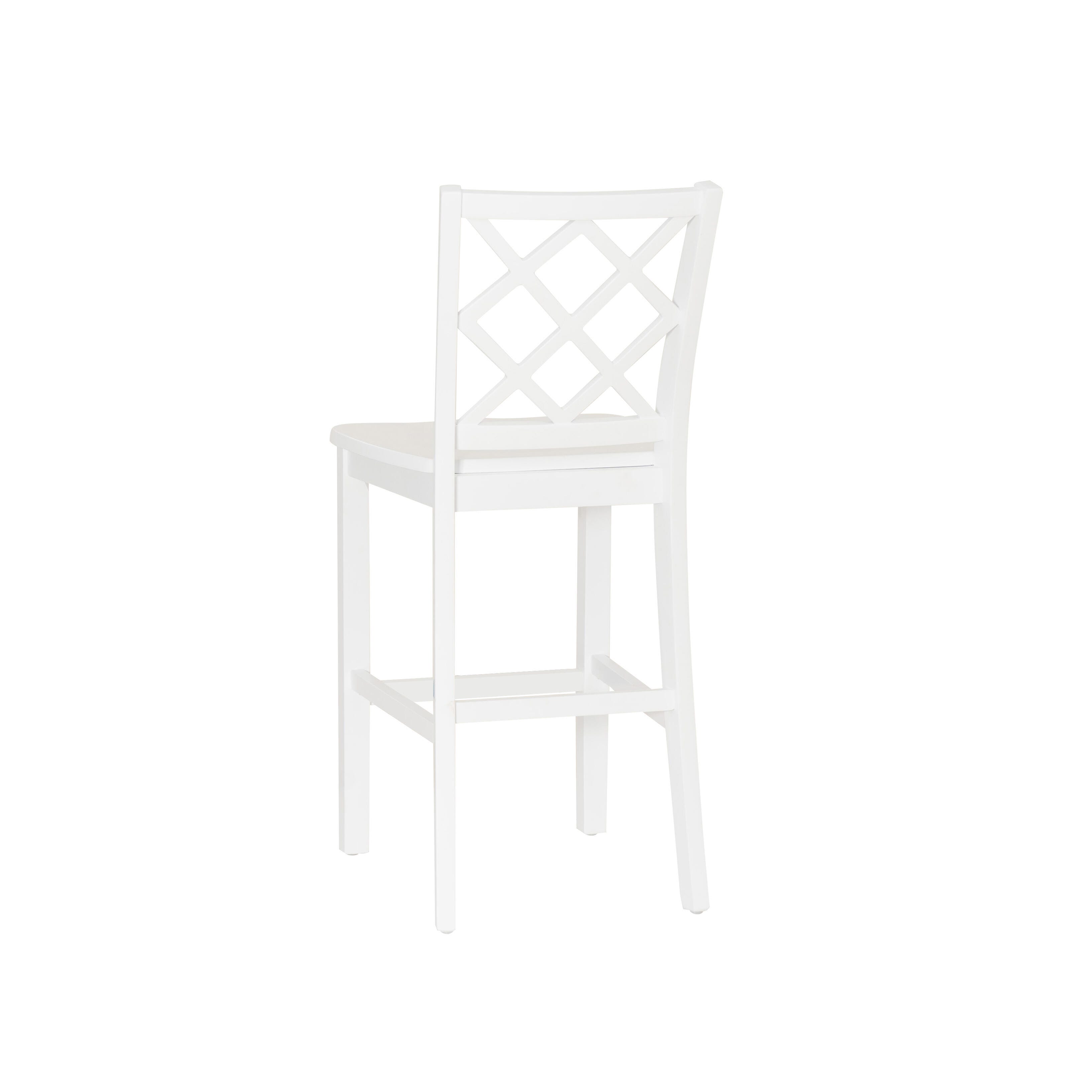 Linon Kolt Counter Height Dining Table and 2 Barstools, White, large