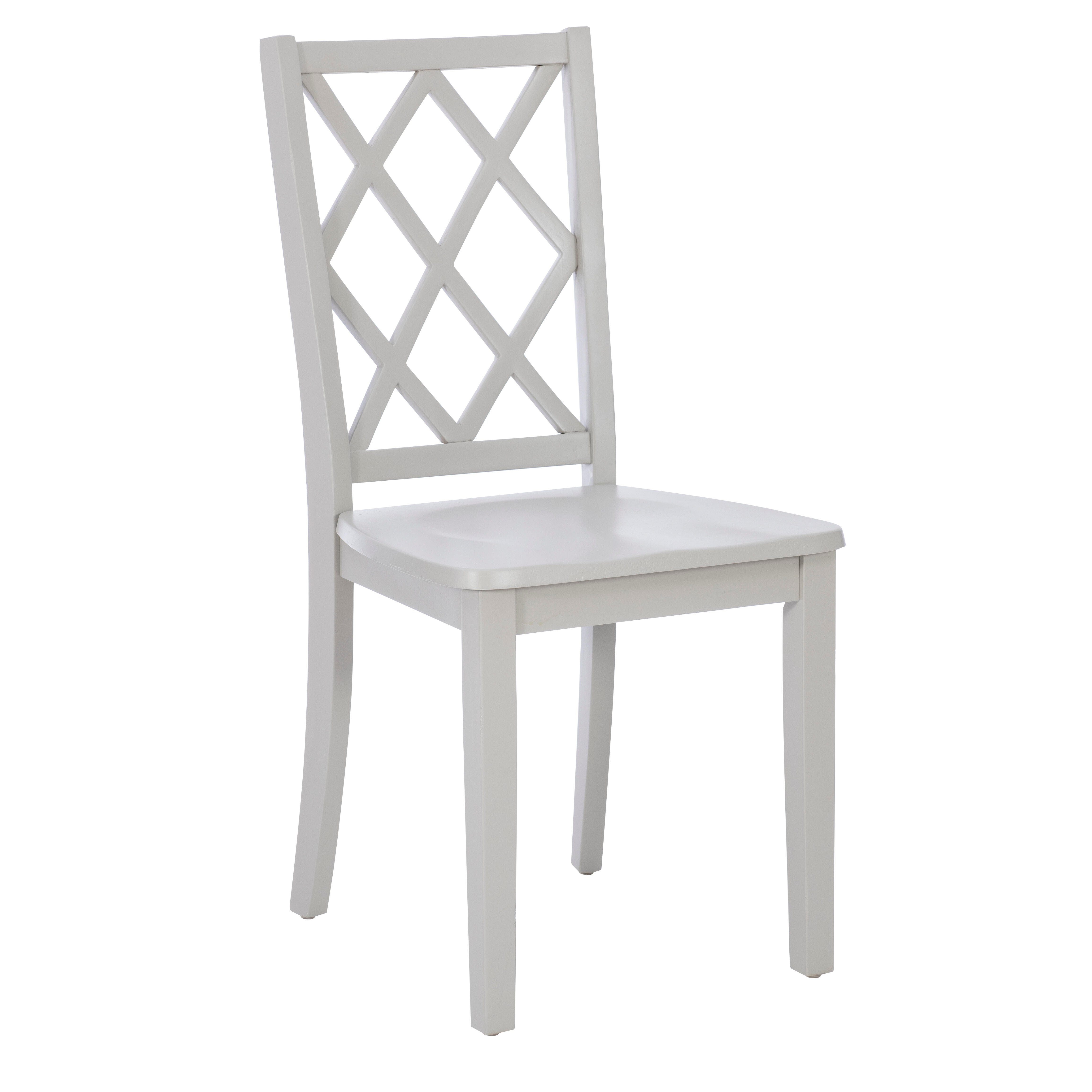 Linon Kolt Rectangular Dining Table and 4 Chairs, Gray, large