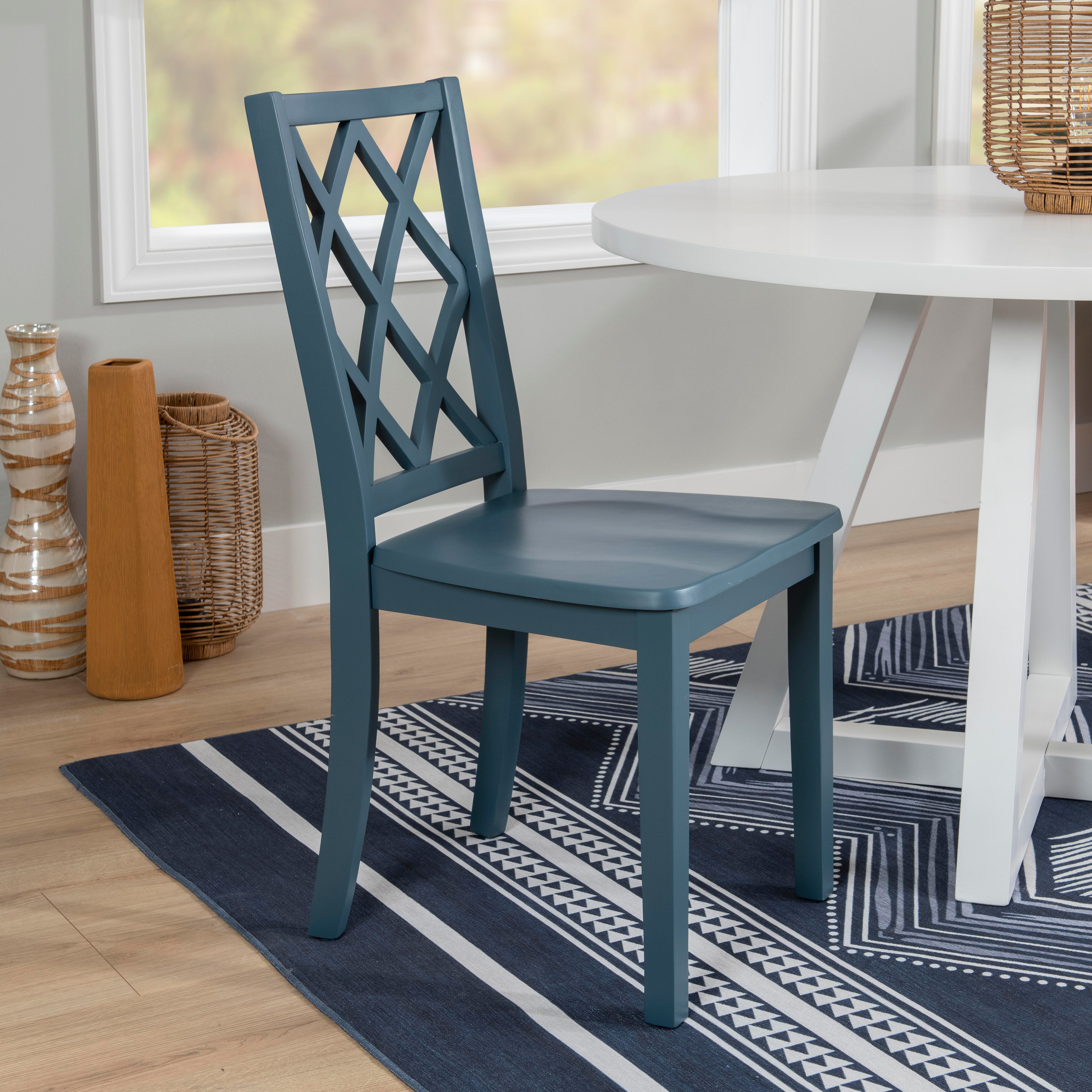Linon Kolt Rectangular Dining Table and 4 Chairs, Multi, large