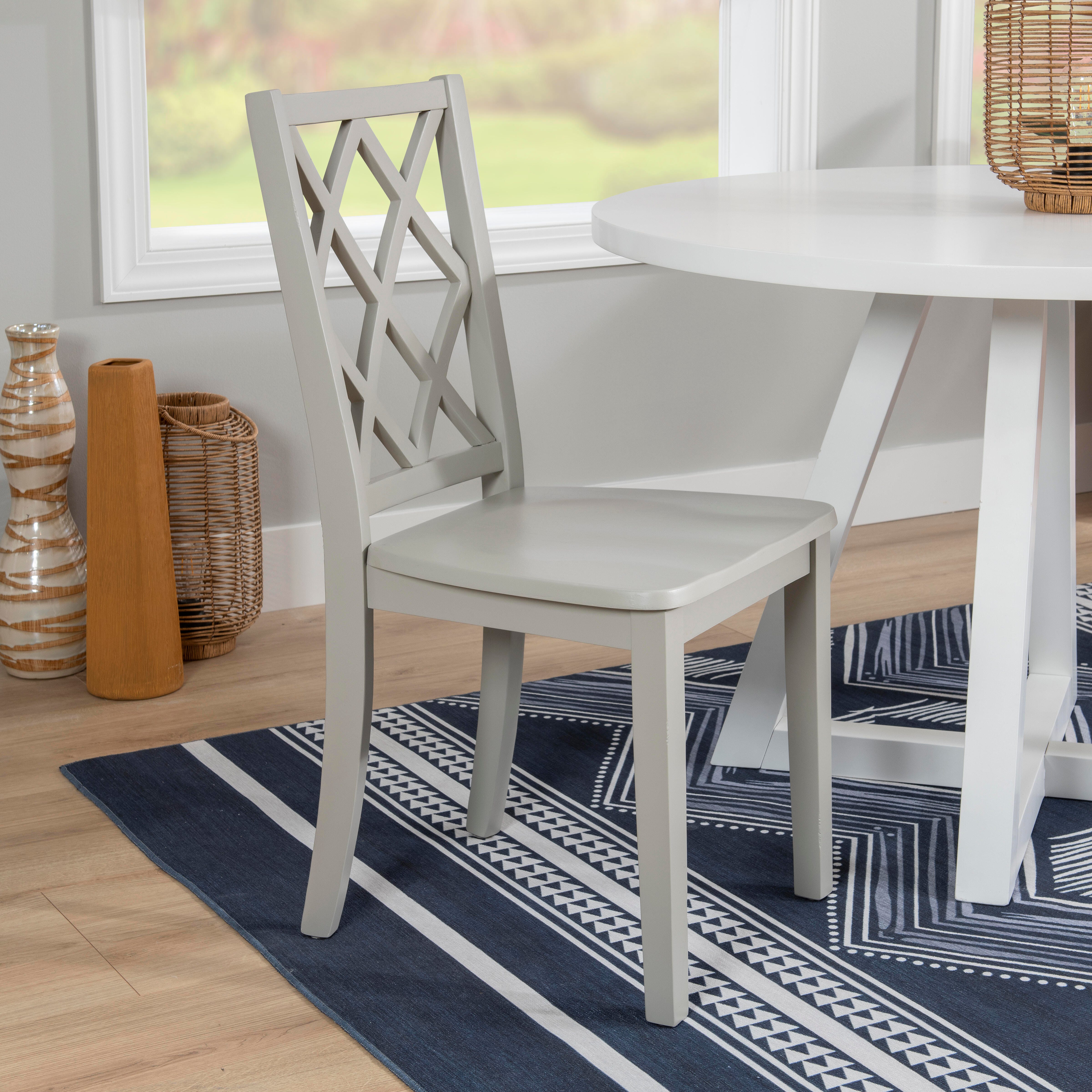 Linon Kolt Rectangular Dining Table and 4 Chairs, Multi, large