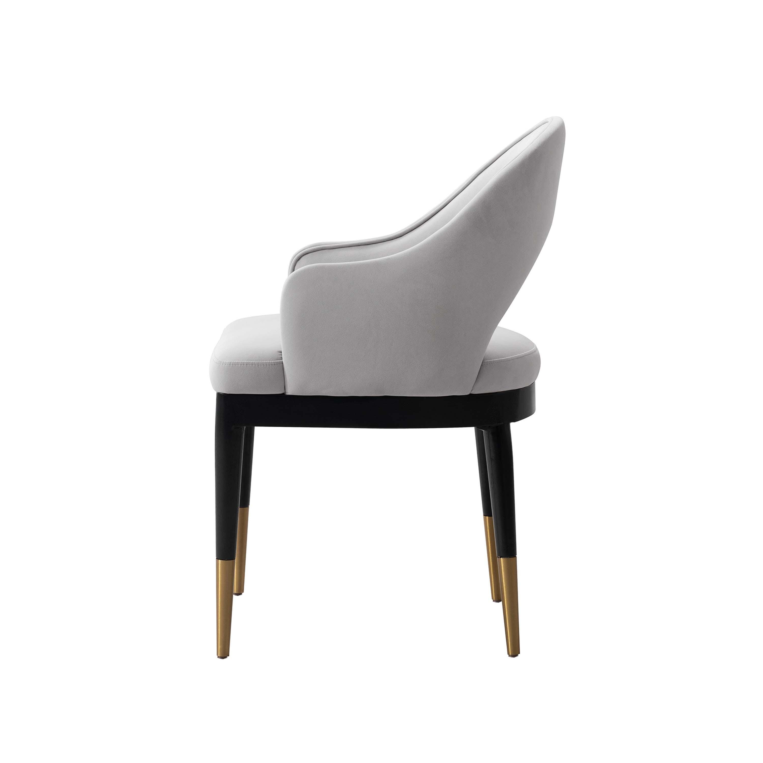 Manhattan Comfort Rockaway And Carrington Dinning Table with 4 Chairs, Black/Light Gray, large