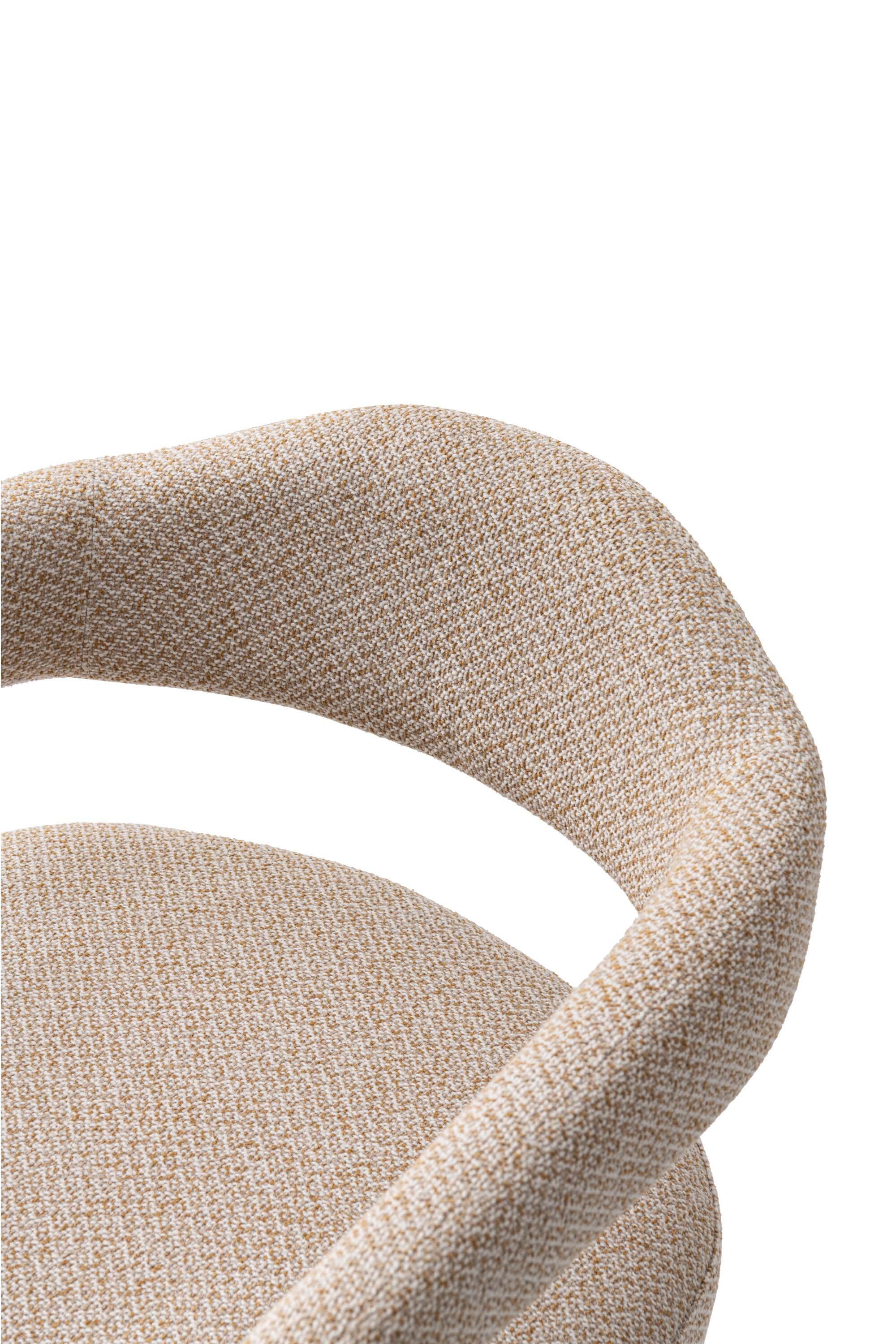 Manhattan Comfort Aspen Dining Armchair set of 2, Gold Dust, large