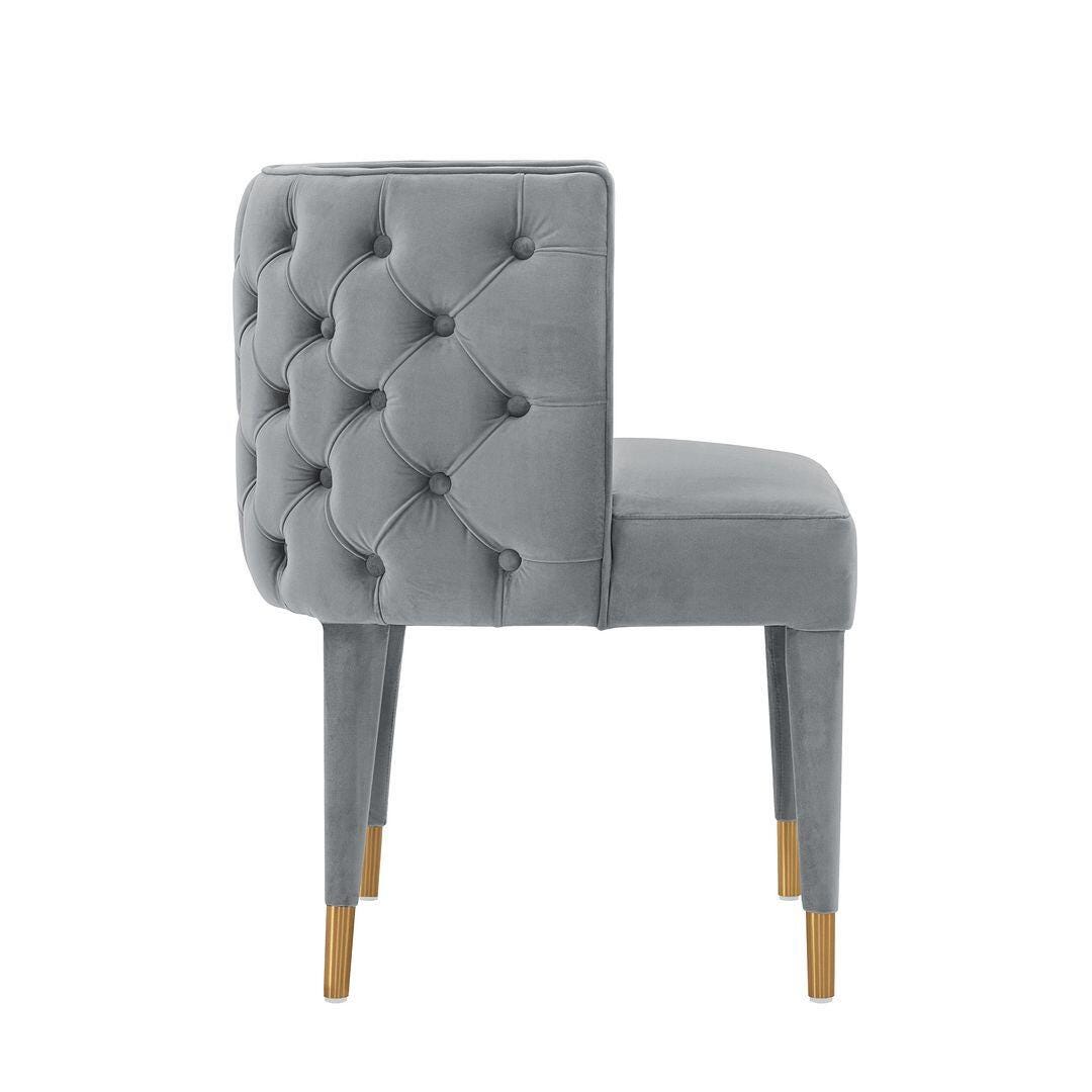 Manhattan Comfort Maya Dining Chair set of 2, Gray, large