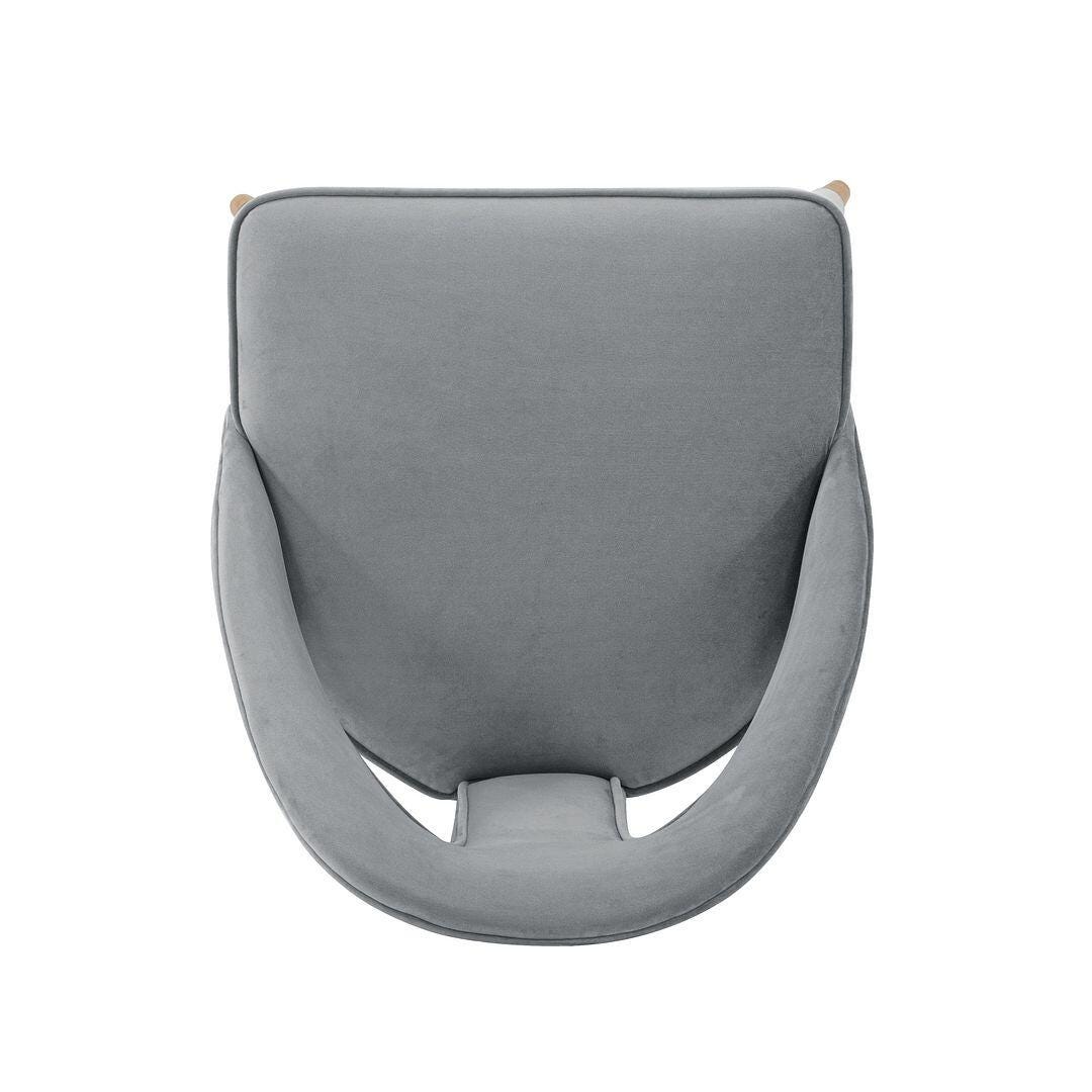 Manhattan Comfort Neda Dining Chair set of 2, Gray, large