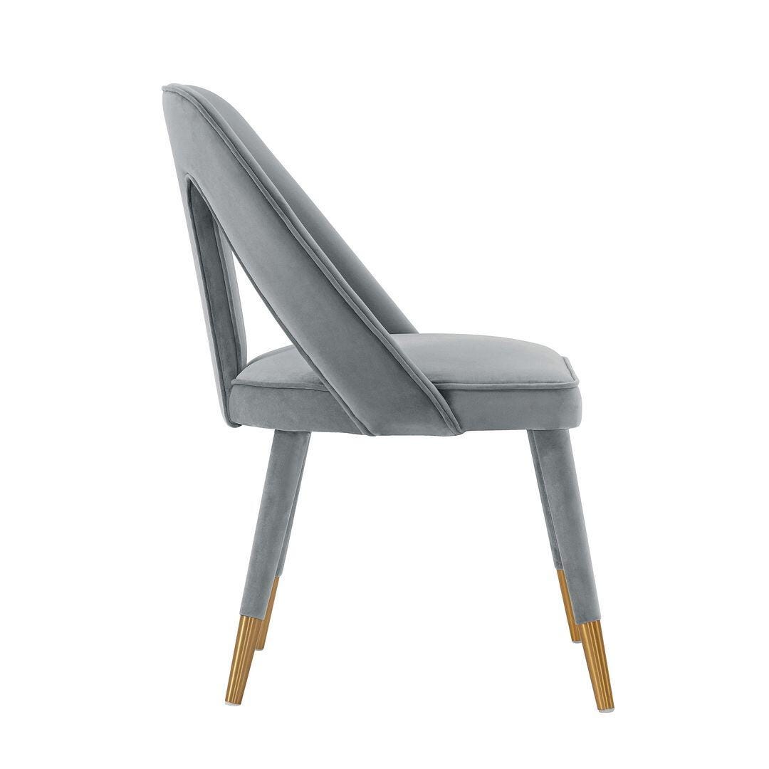Manhattan Comfort Neda Dining Chair set of 2, Gray, large