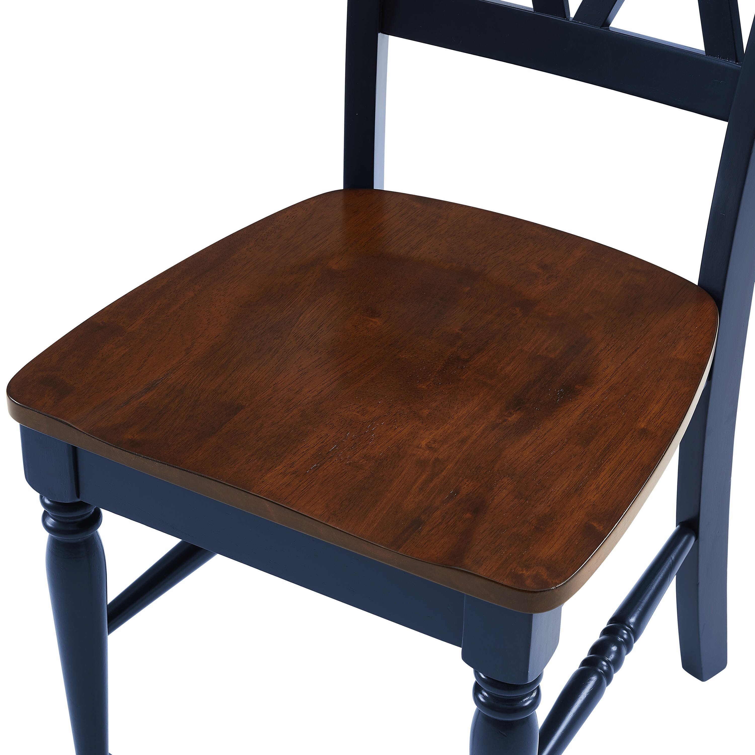 Crosley Furniture Shelby Dining Table and 4 Chairs, Navy, large