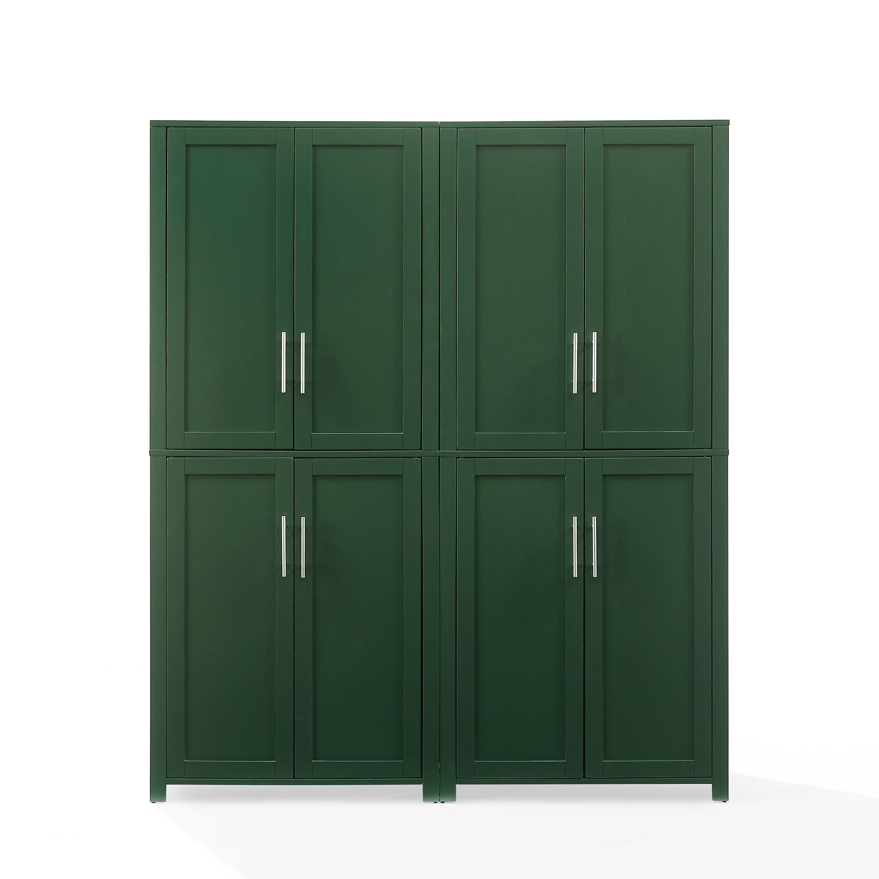 Crosley Furniture Savannah Kitchen Pantry Storage Cabinet (Set of 2), , large