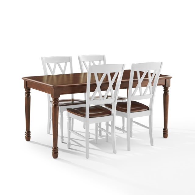 Crosley Furniture Shelby Dining Table and 4 Chairs