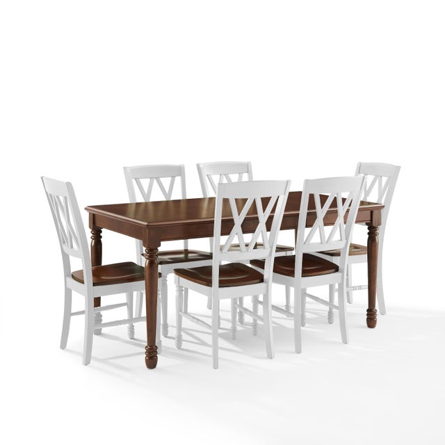 Crosley Furniture Shelby Dining Table and 6 Chairs