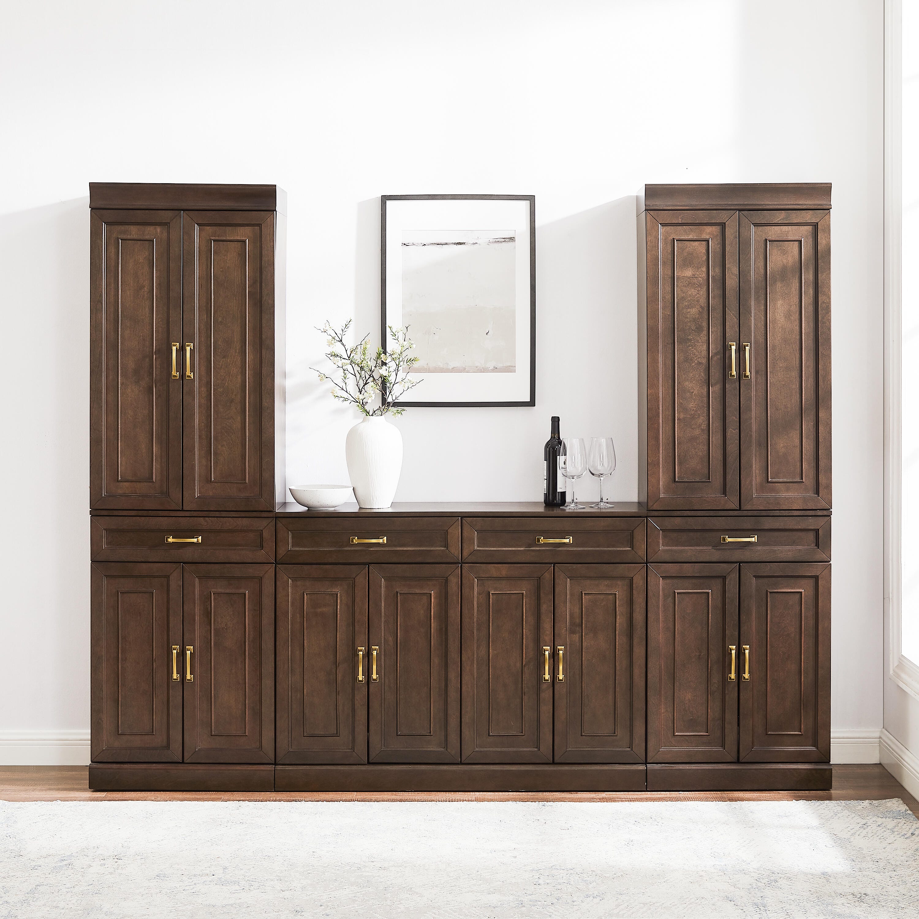 Crosley Furniture Stanton Sideboard And Pantry Set | Ashley
