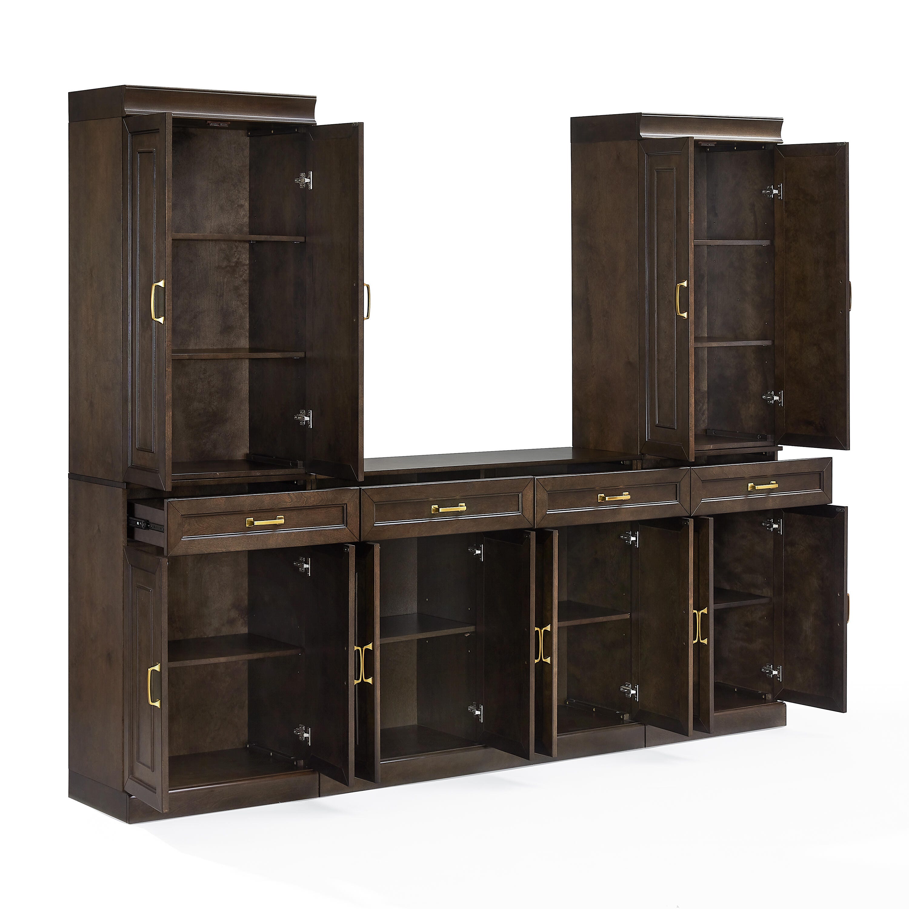 Crosley Furniture Stanton Sideboard And Pantry Set, , large