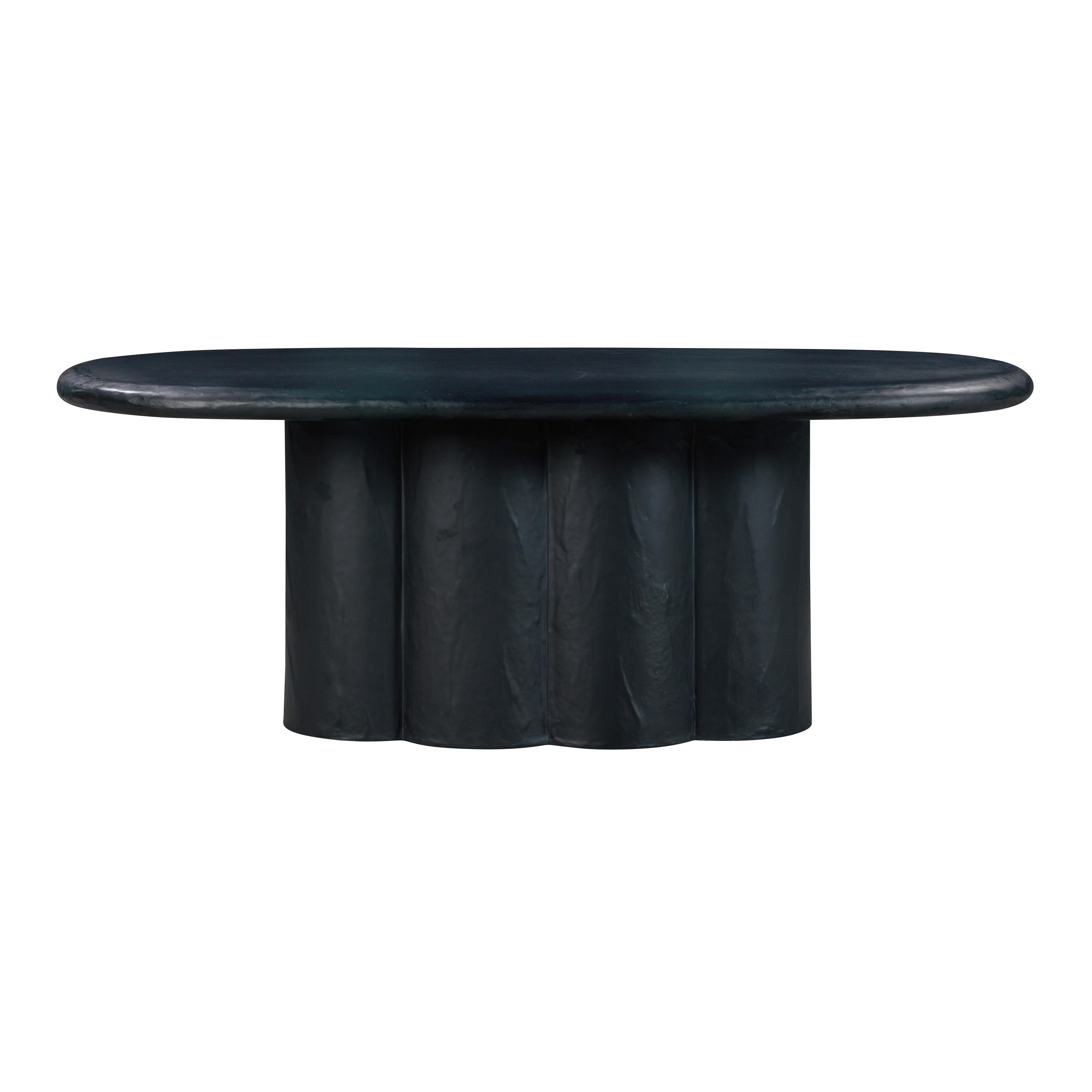 TOV Furniture Elika Dining Table, Black, large