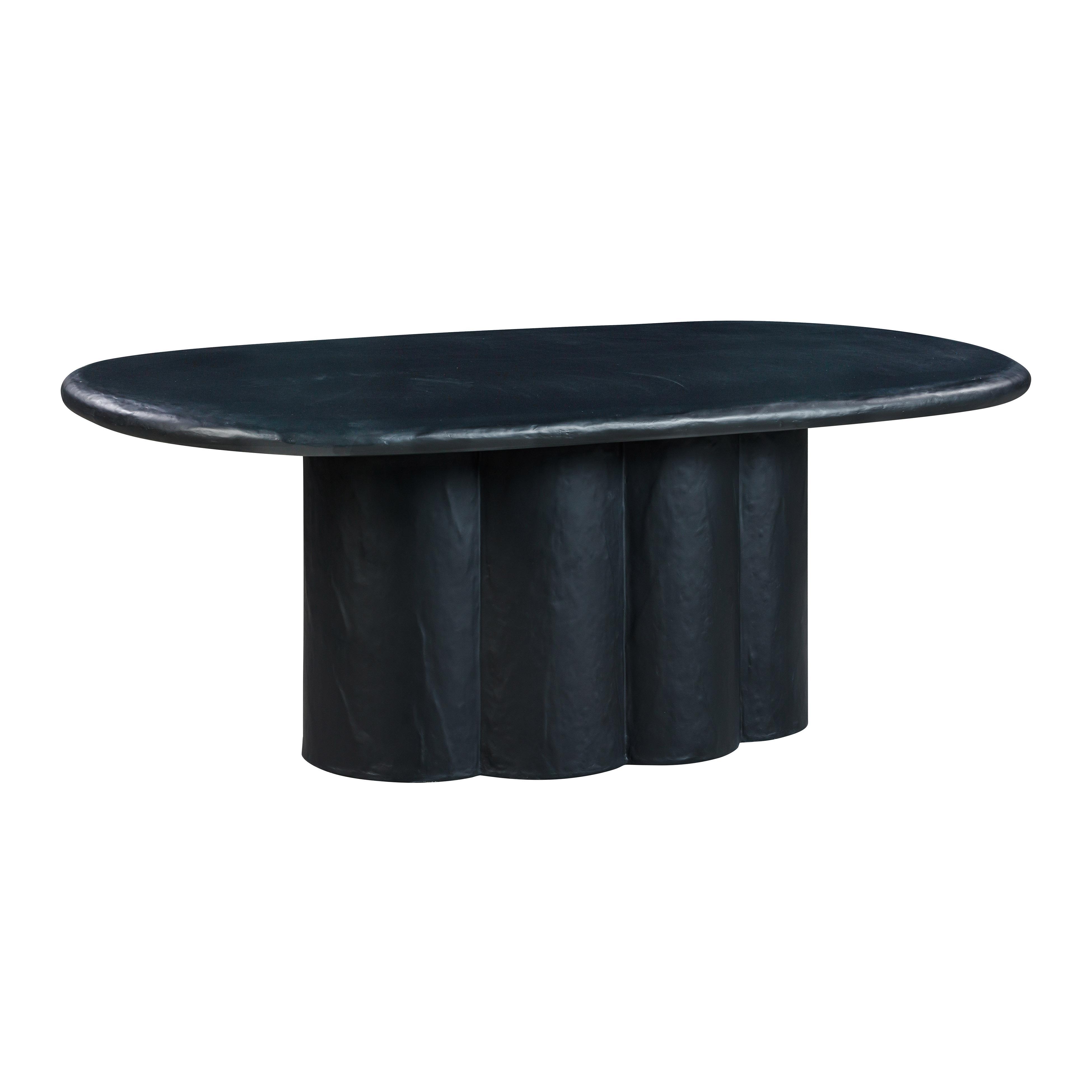 TOV Furniture Elika Dining Table, Black, large