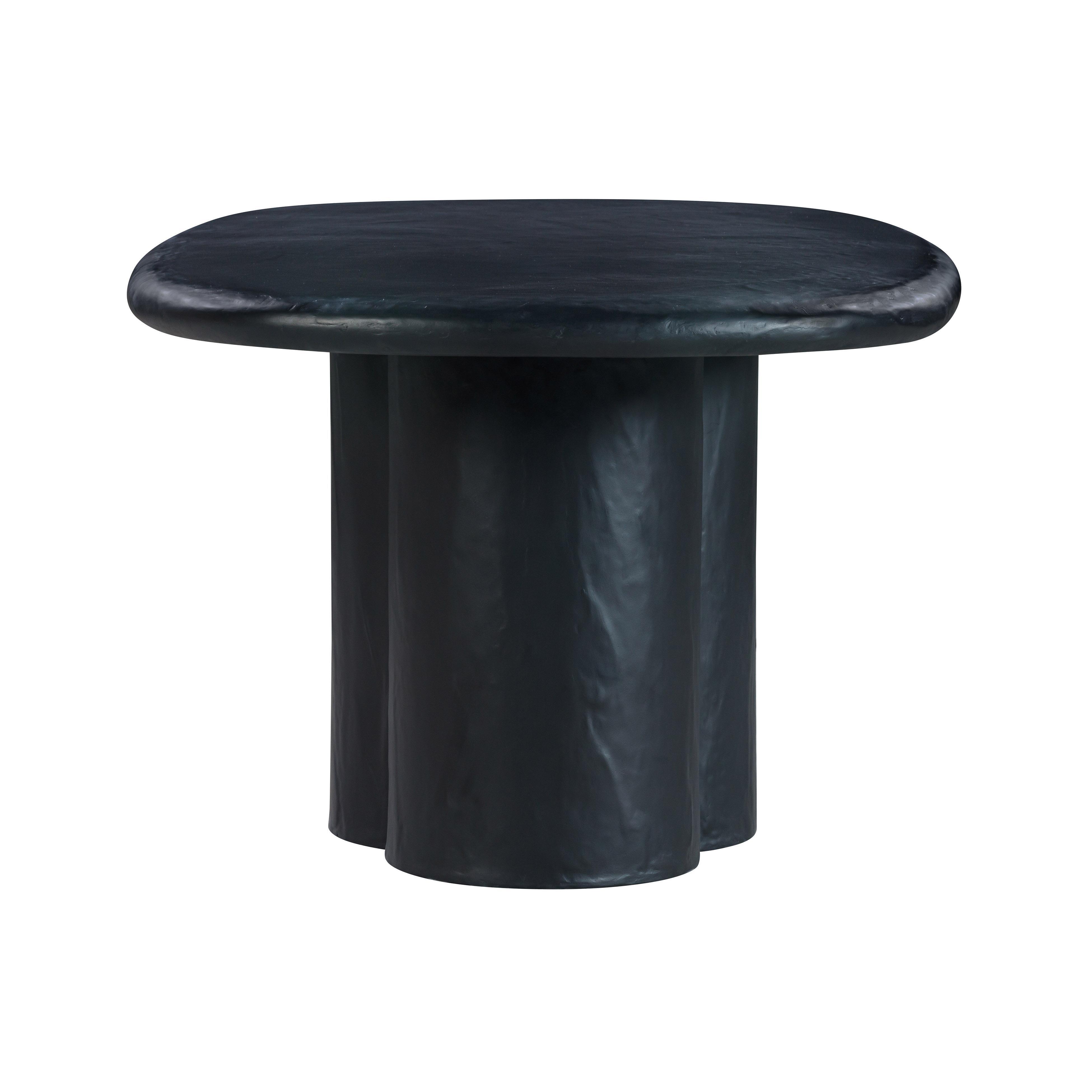 TOV Furniture Elika Dining Table, Black, large
