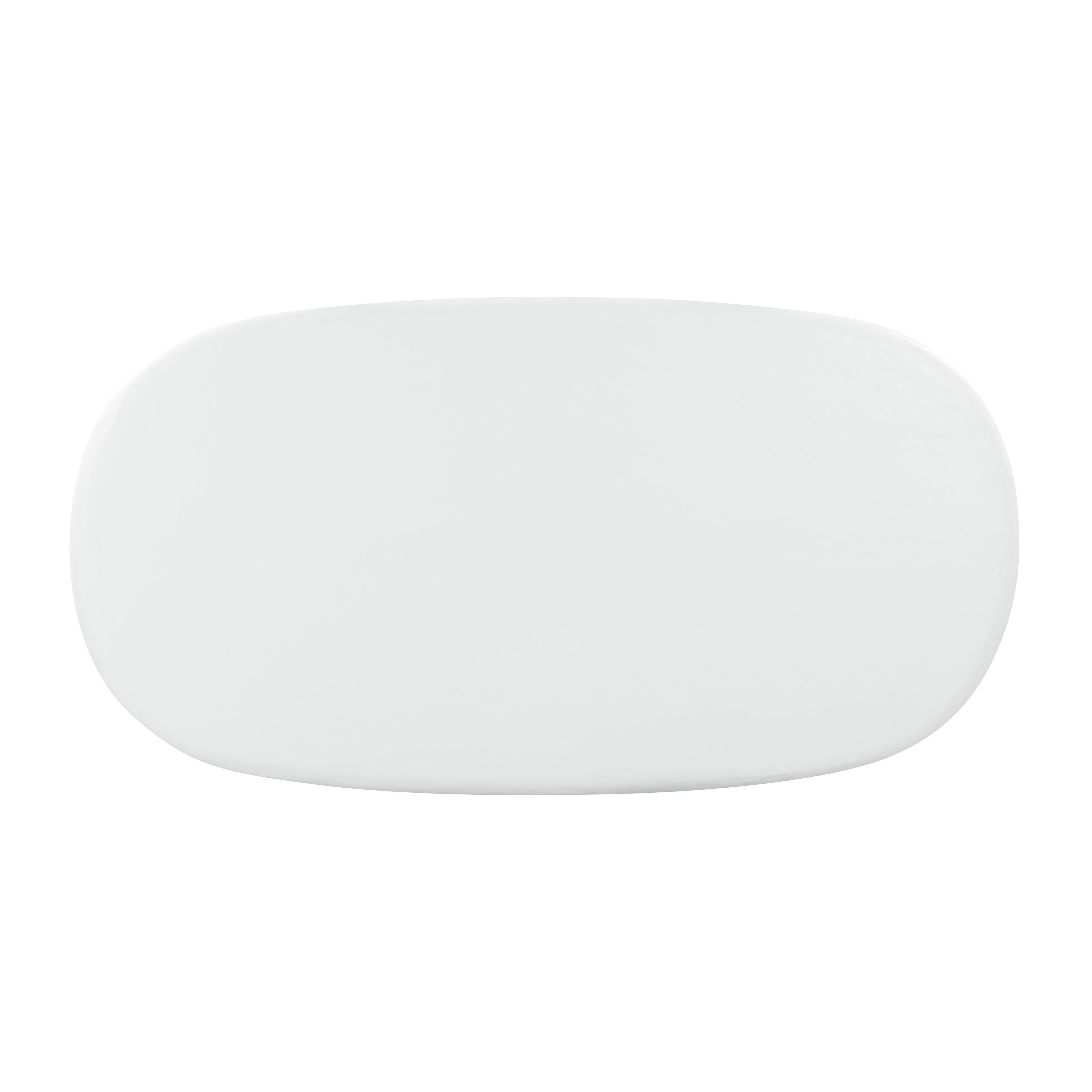 TOV Furniture Elika Dining Table, White, large