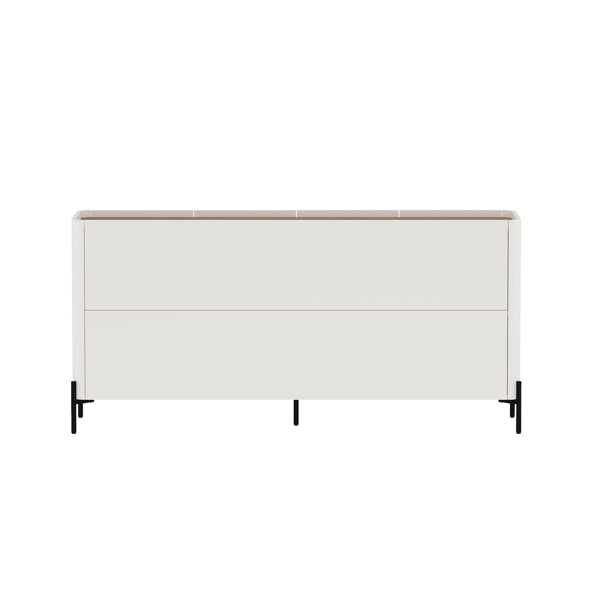 Manhattan Comfort Abbey Sideboard, Maple/Off White, large